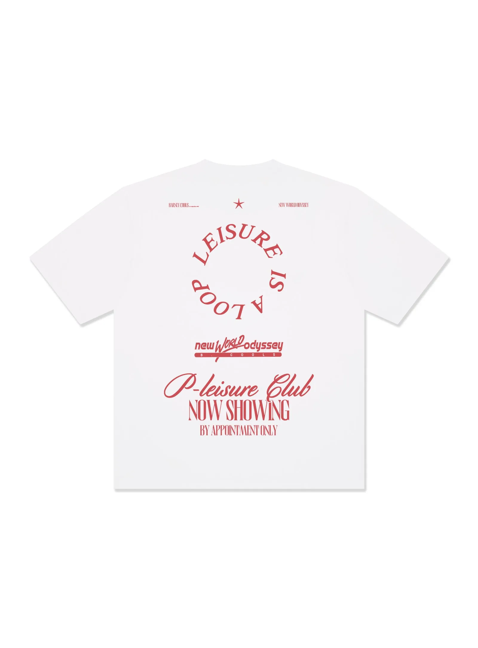 Loop Tee White sold by Barney Cools