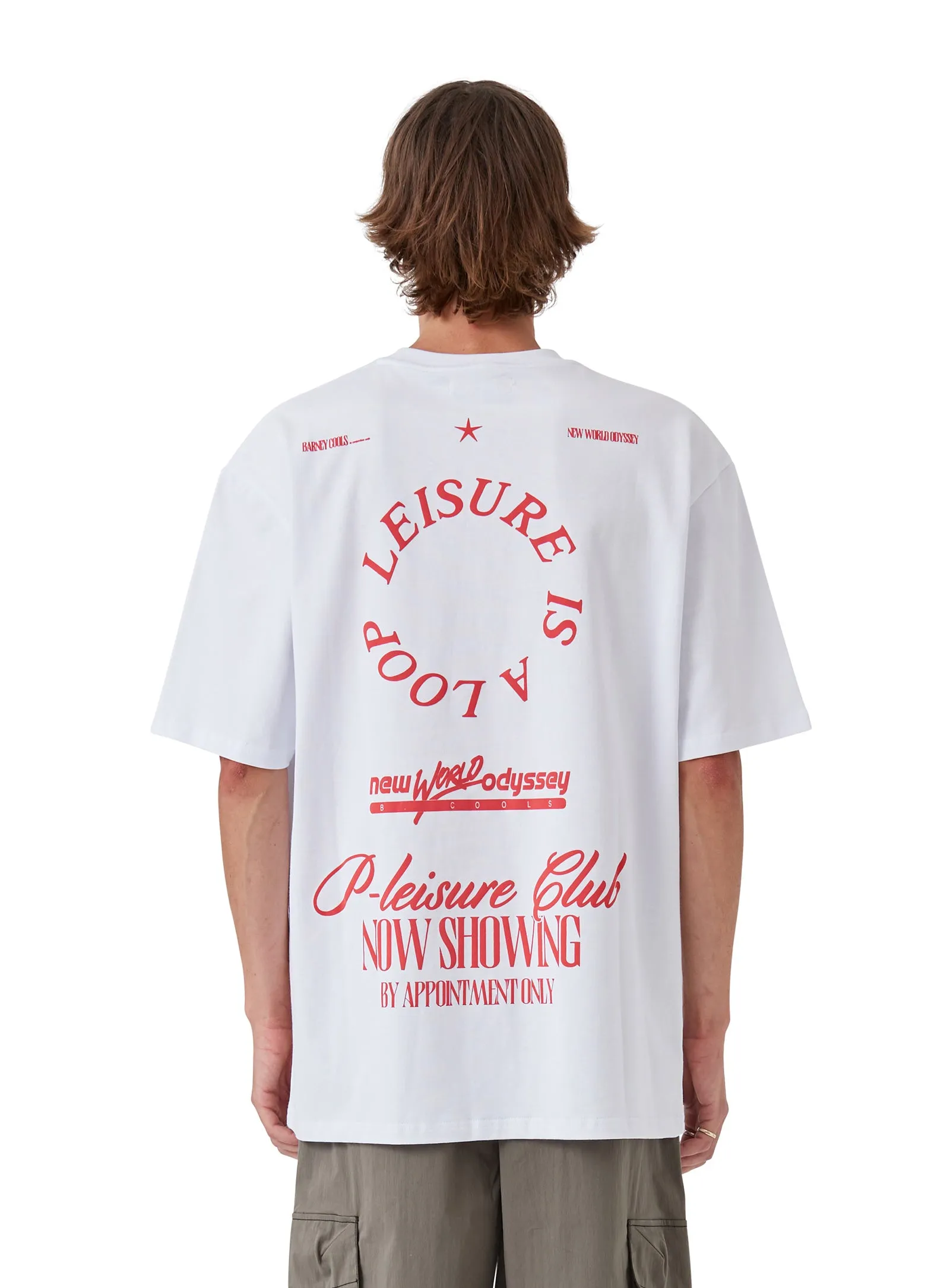 Loop Tee White sold by Barney Cools product image thumbnail 5