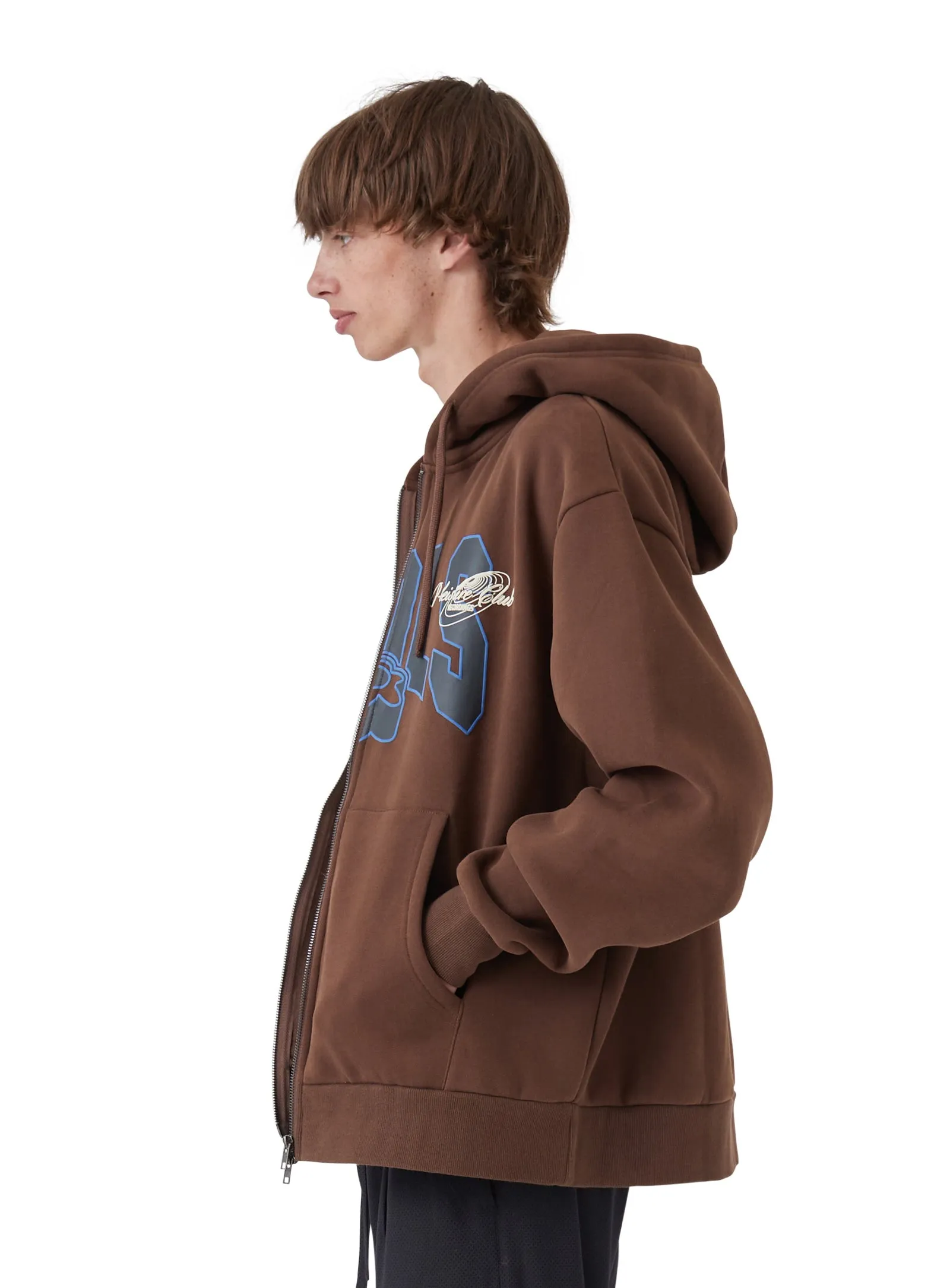 College Zip Hood Coffee sold by Barney Cools product image thumbnail 4