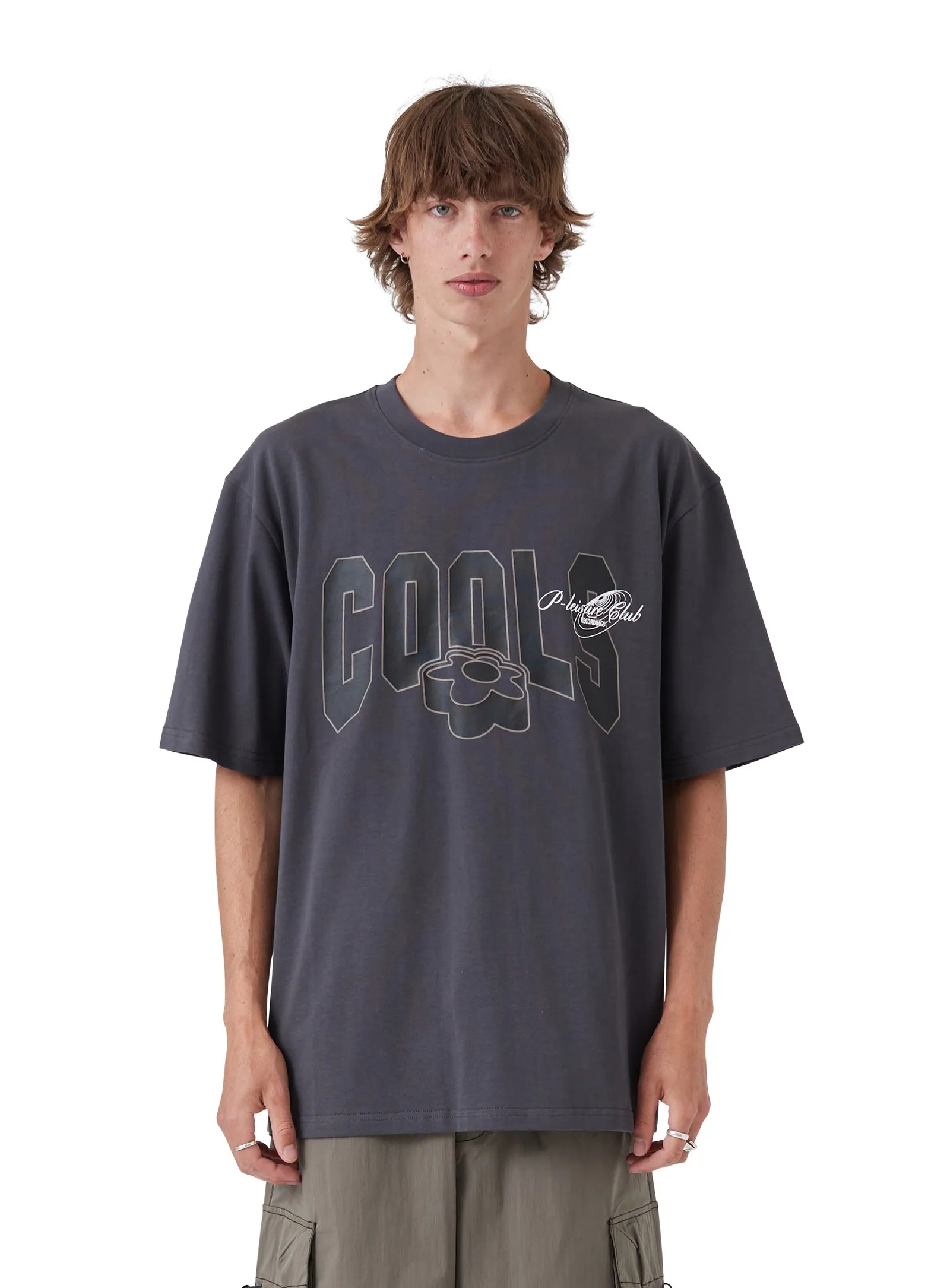 College Tee Washed Black sold by Barney Cools product image thumbnail 2