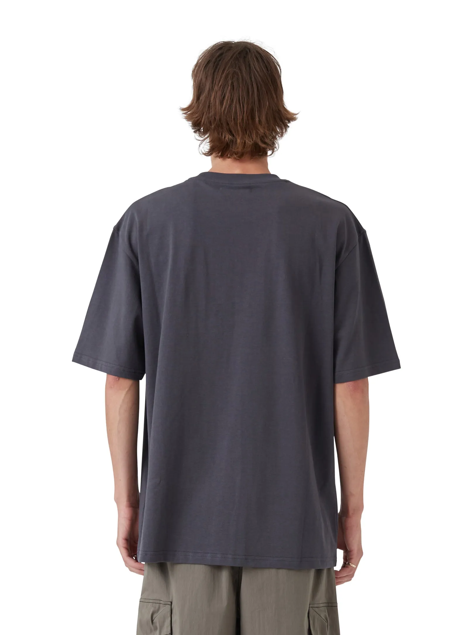 College Tee Washed Black sold by Barney Cools product image thumbnail 3