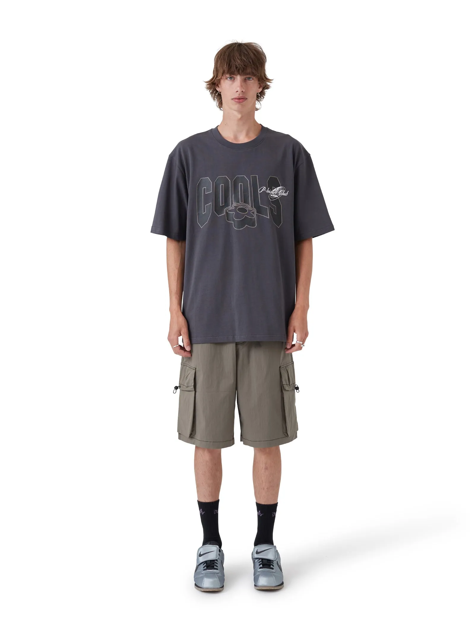 College Tee Washed Black sold by Barney Cools product image thumbnail 4