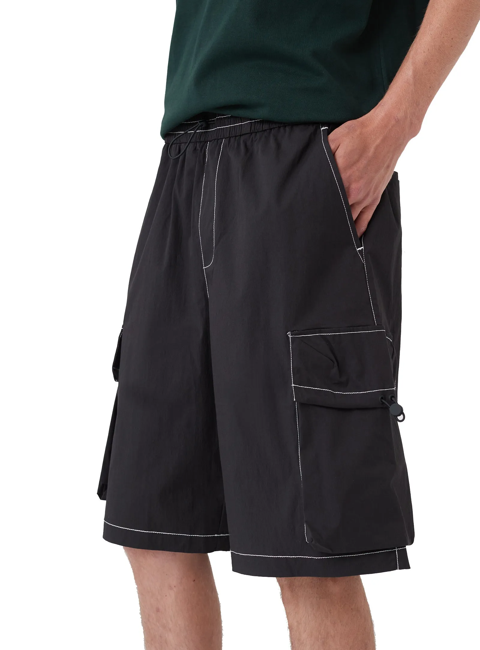 Parachute Short Black sold by Barney Cools product image thumbnail 4