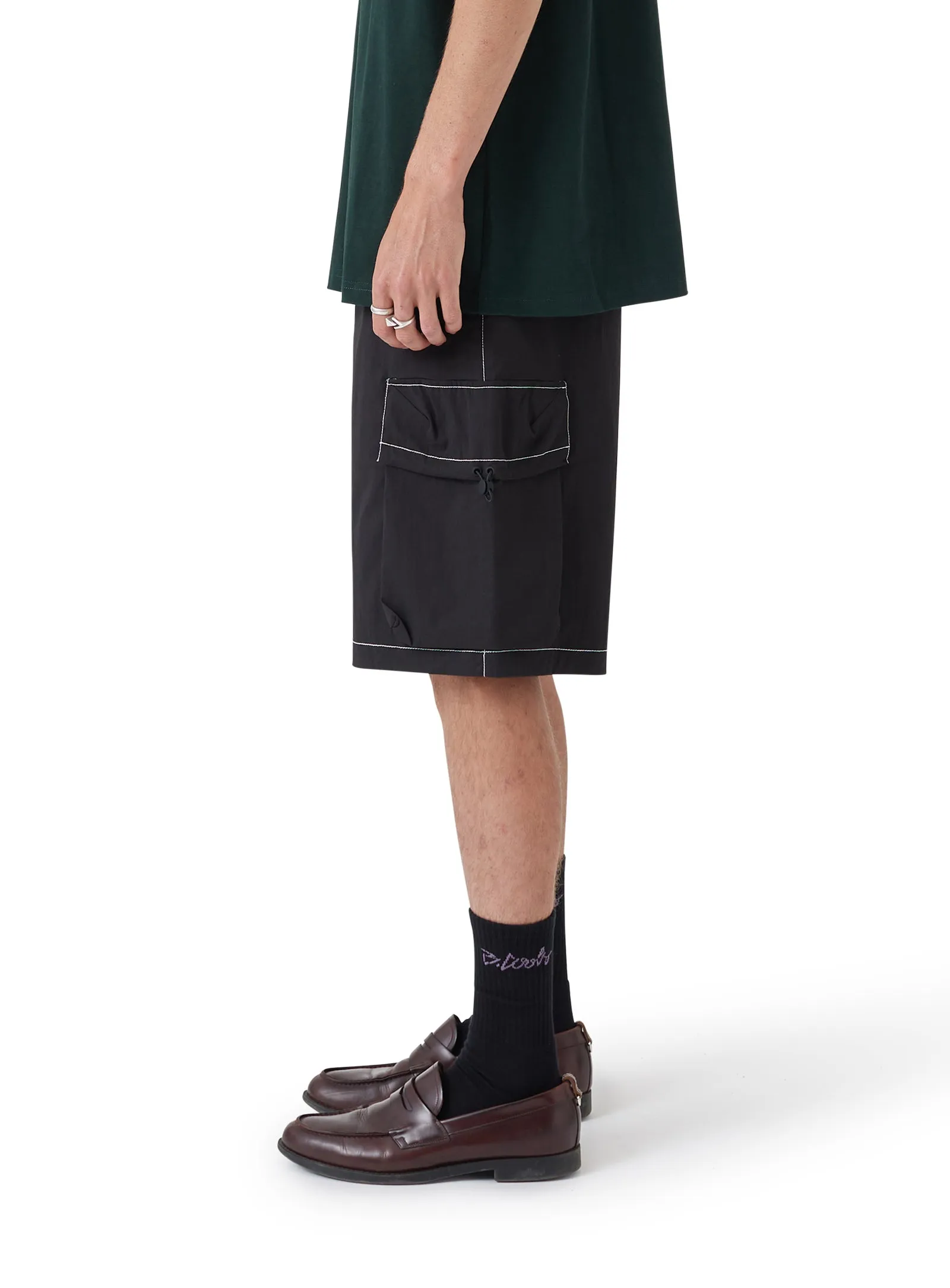 Parachute Short Black sold by Barney Cools product image thumbnail 5