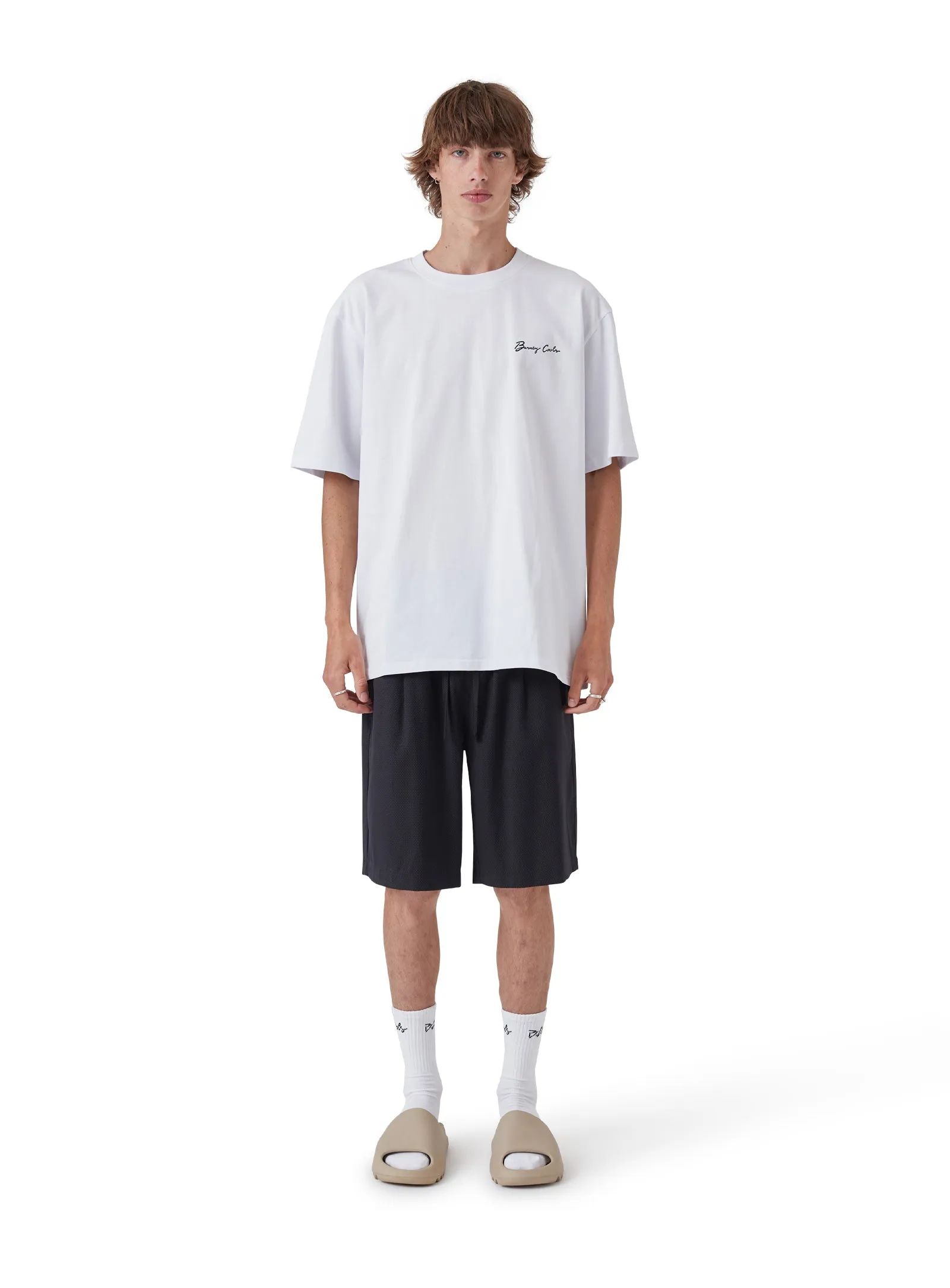 Logo Tee White sold by Barney Cools product image thumbnail 3