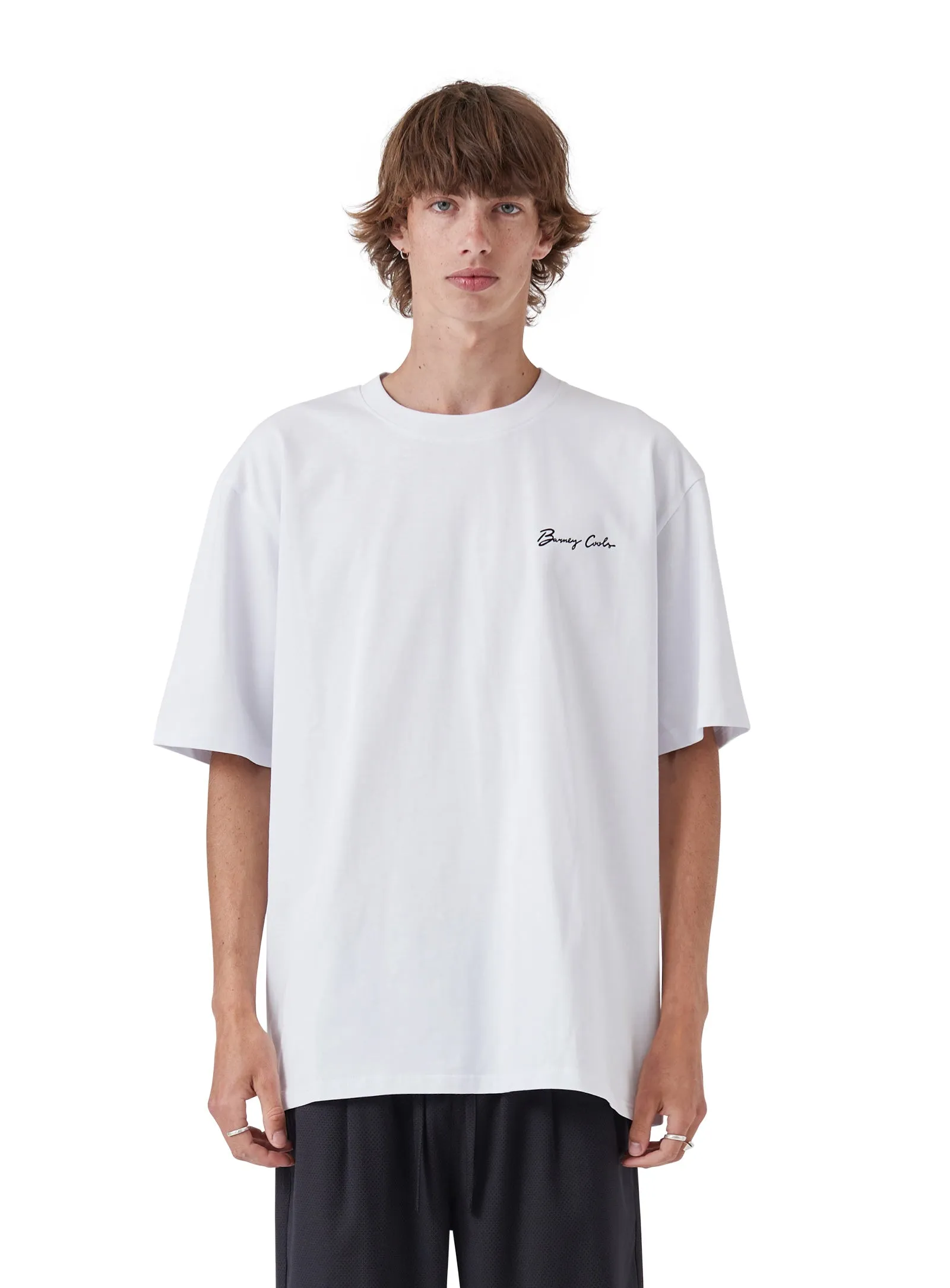 Logo Tee White sold by Barney Cools product image thumbnail 2