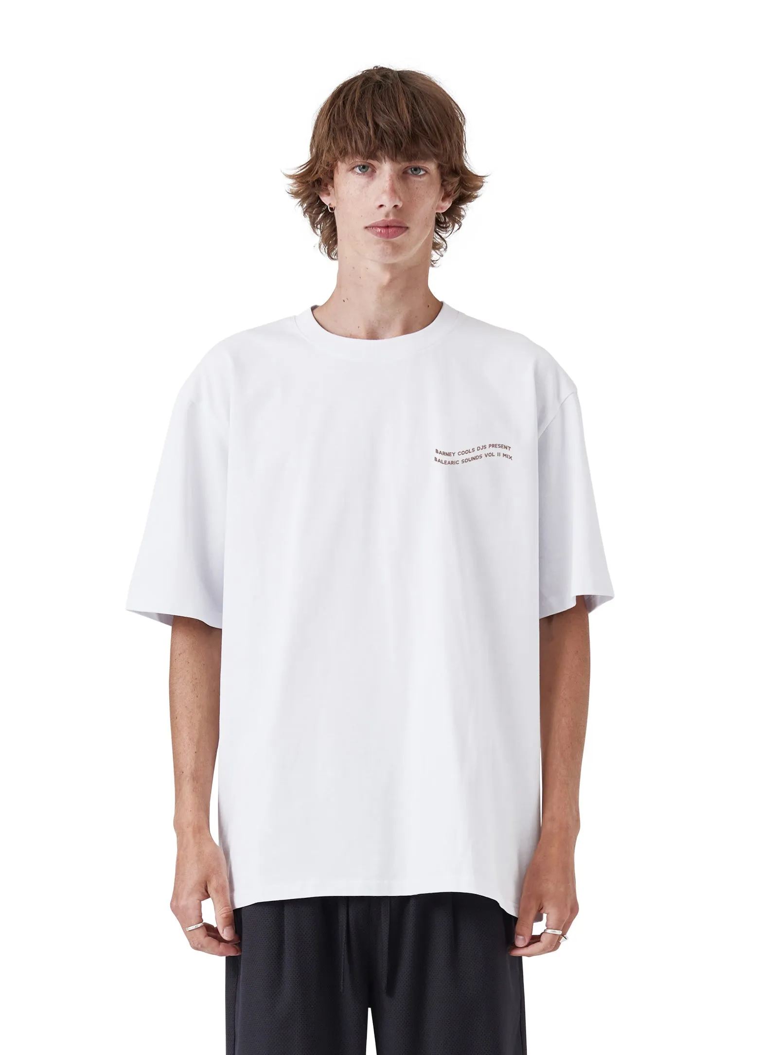 Balearic Tee White sold by Barney Cools product image thumbnail 2