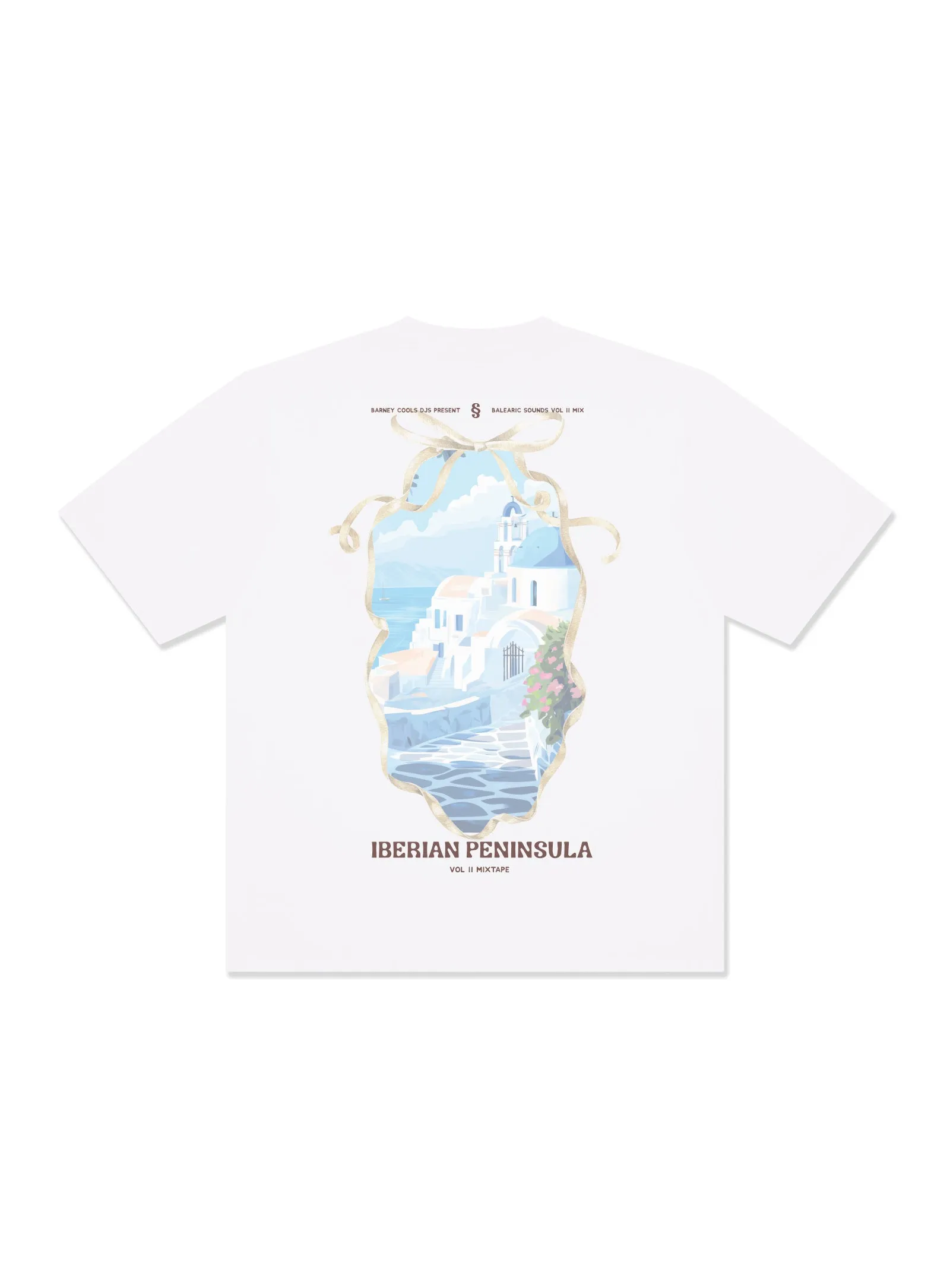 Balearic Tee White sold by Barney Cools