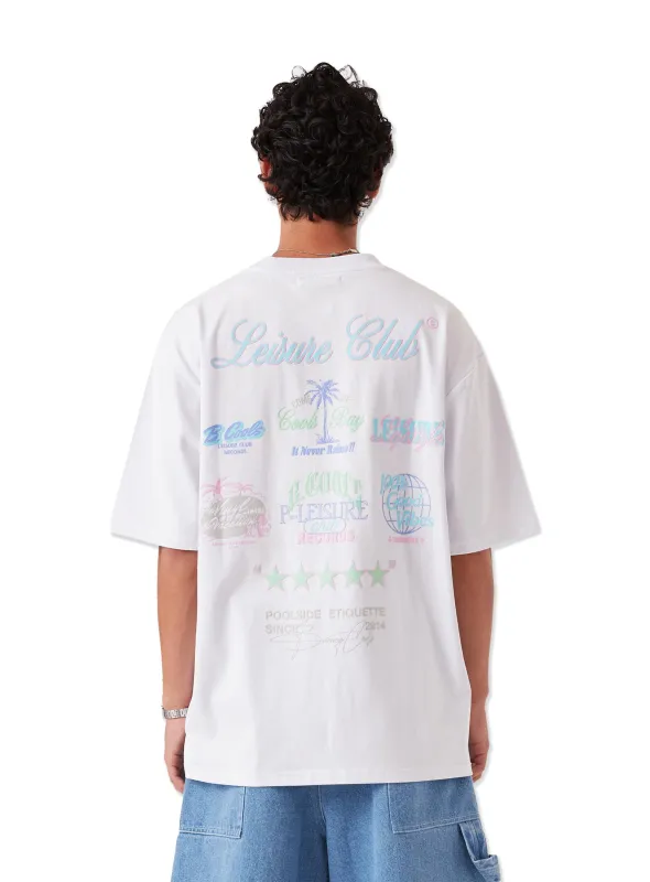 Medley Tee White sold by Barney Cools