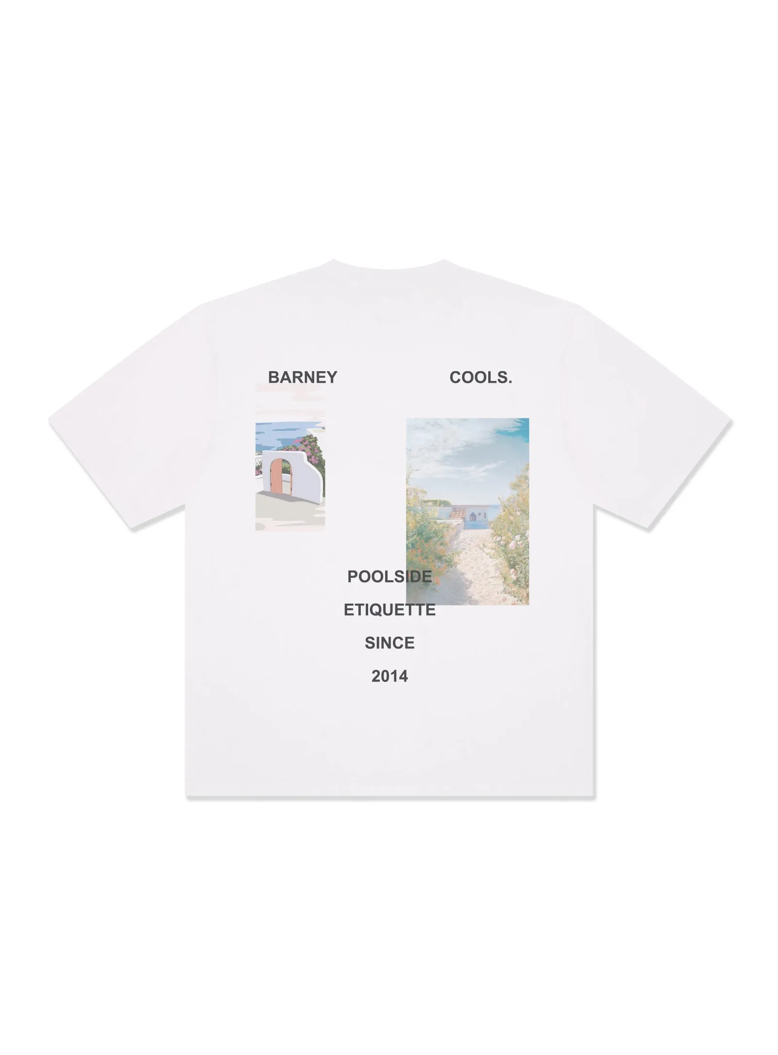 Scenic Tee White sold by Barney Cools product image thumbnail 4