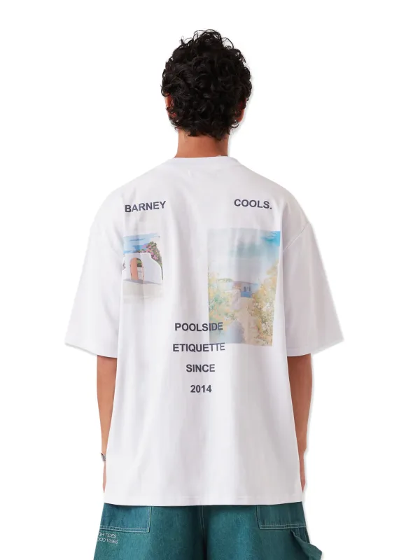 Scenic Tee White sold by Barney Cools