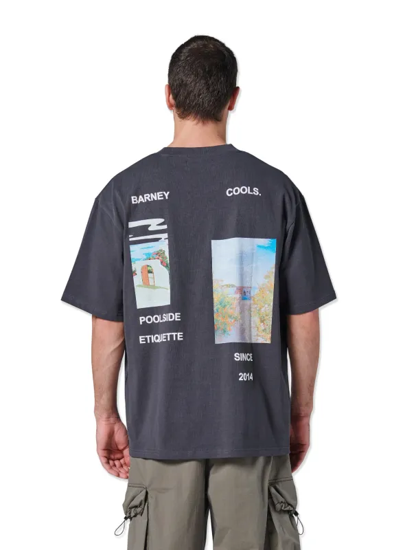 Scenic Tee Black sold by Barney Cools