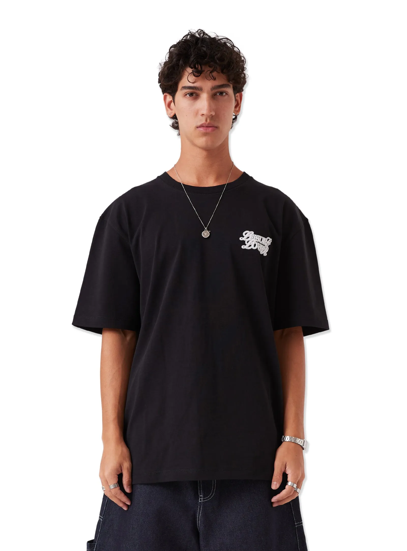 Lover Tee Black sold by Barney Cools product image thumbnail 3