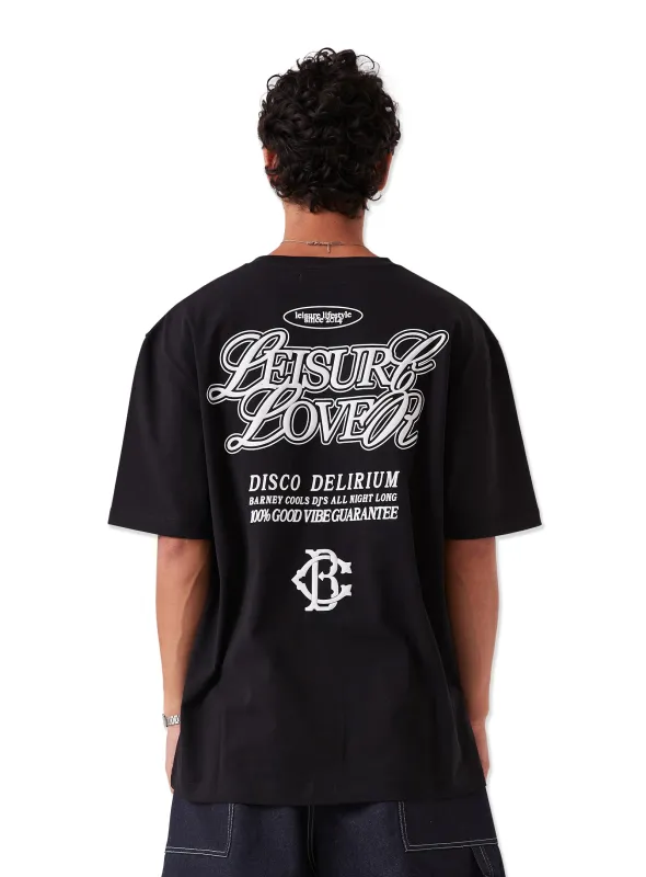 Lover Tee Black sold by Barney Cools