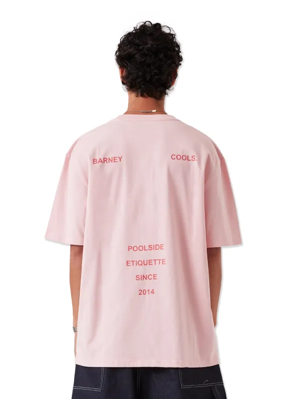 Boundary Tee Pink sold by Barney Cools