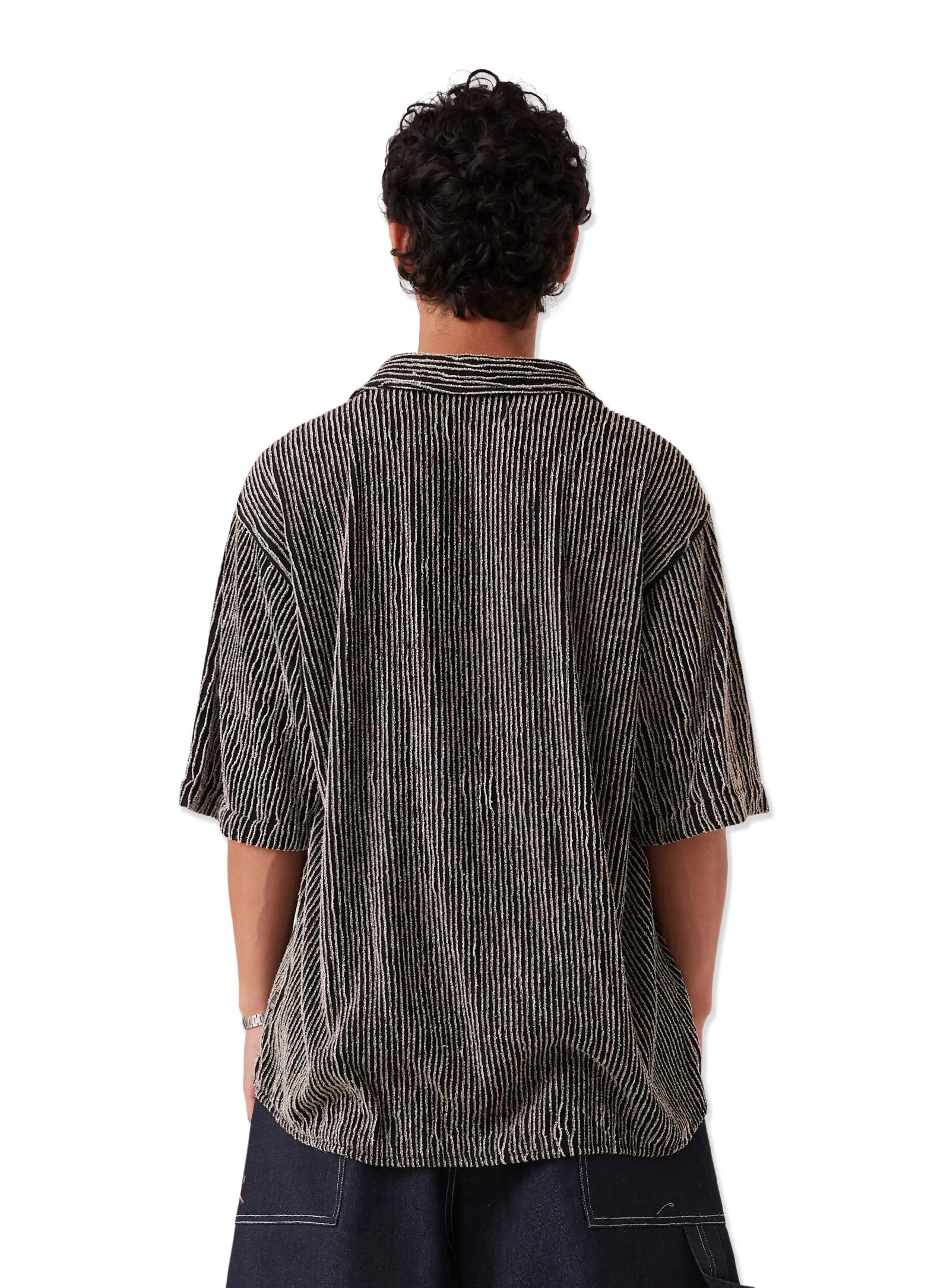 Crop Shirt Black sold by Barney Cools product image thumbnail 4