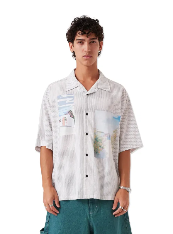 Scenic Shirt White sold by Barney Cools