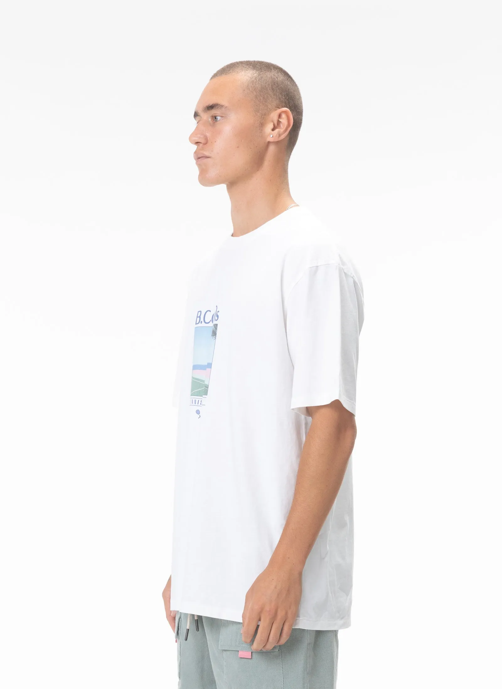Club Tee White sold by Barney Cools product image thumbnail 3