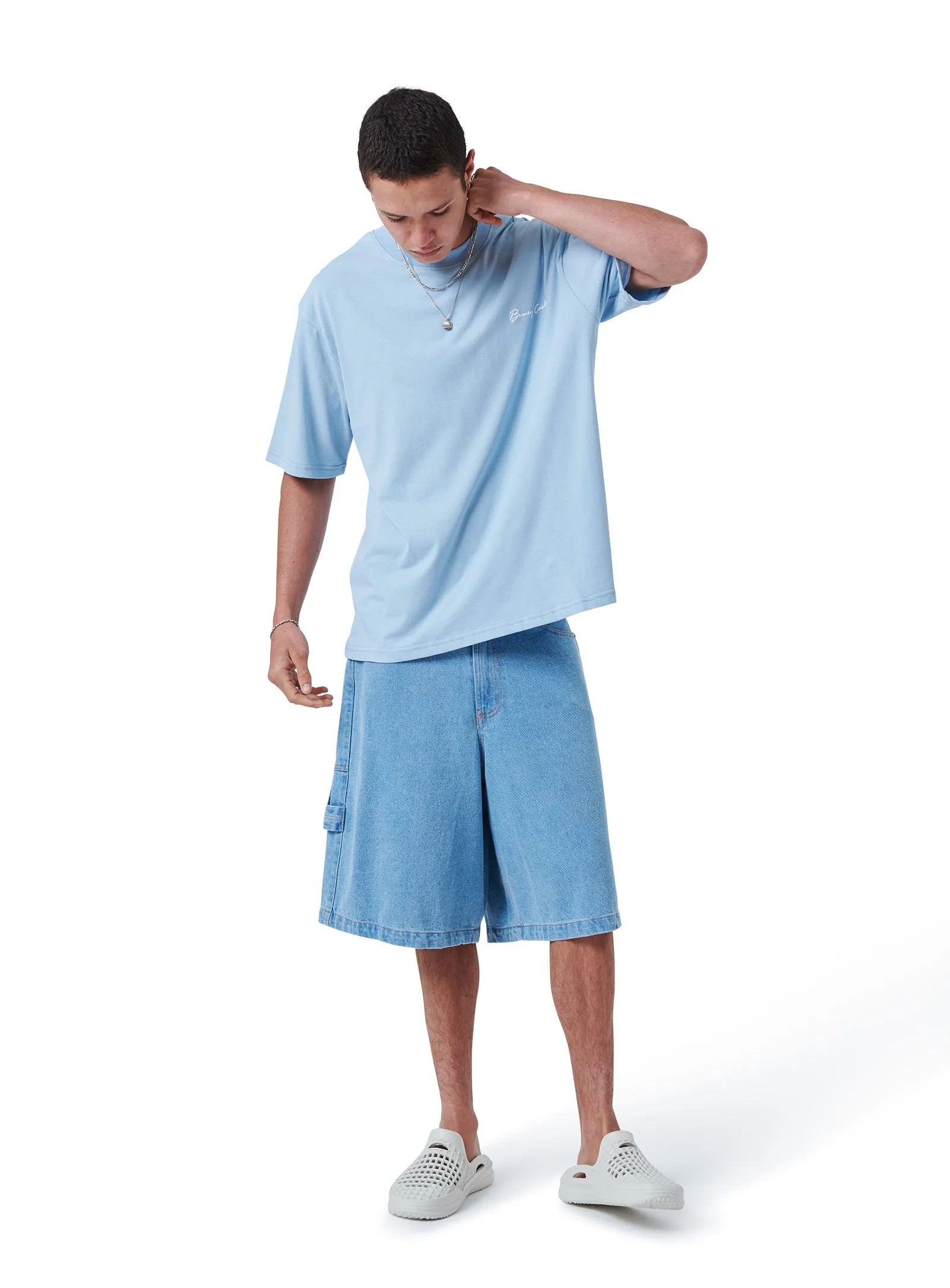 Logo T-shirt Sky sold by Barney Cools product image thumbnail 4