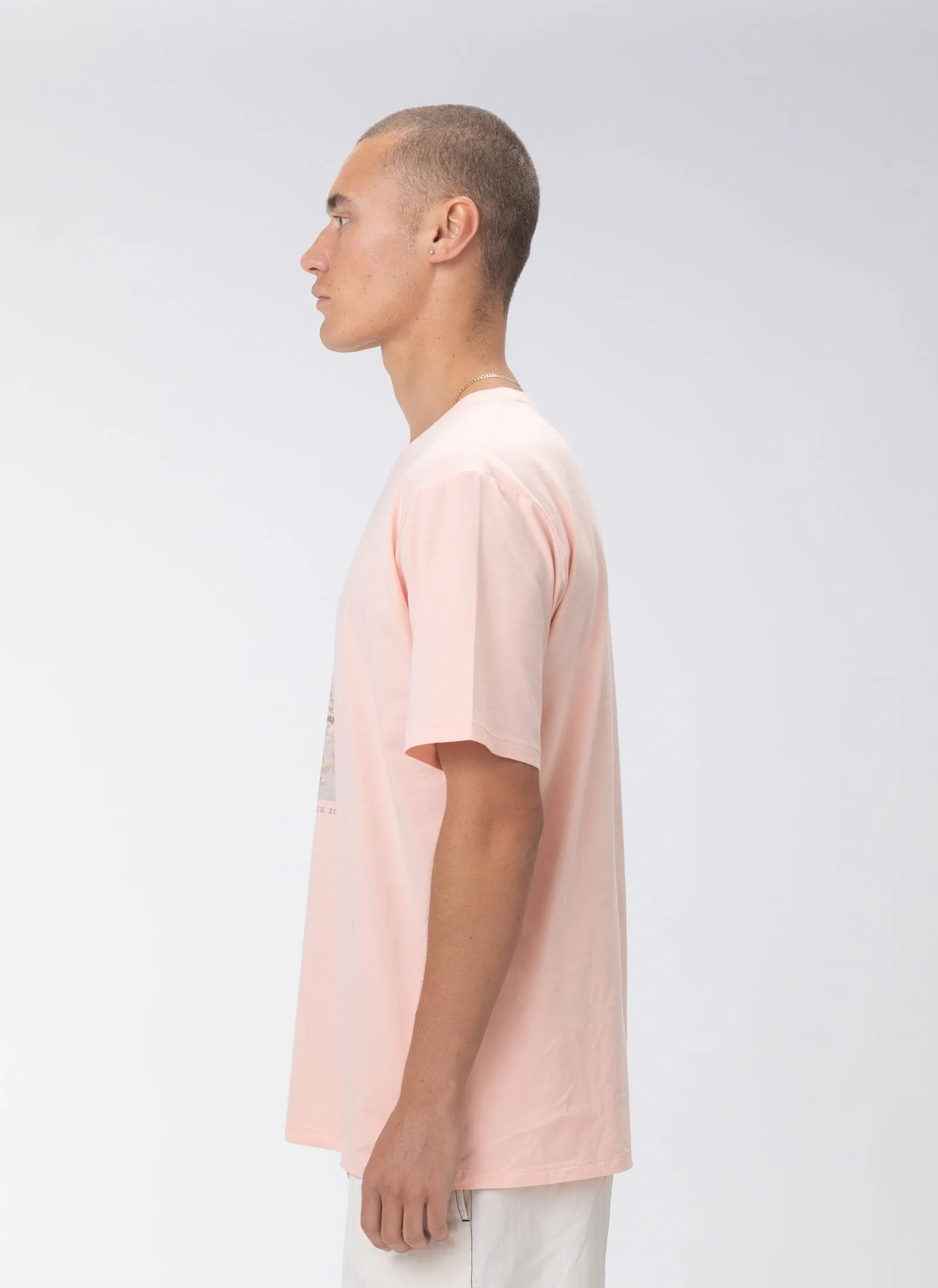 Postcard Tee Peach sold by Barney Cools product image thumbnail 4