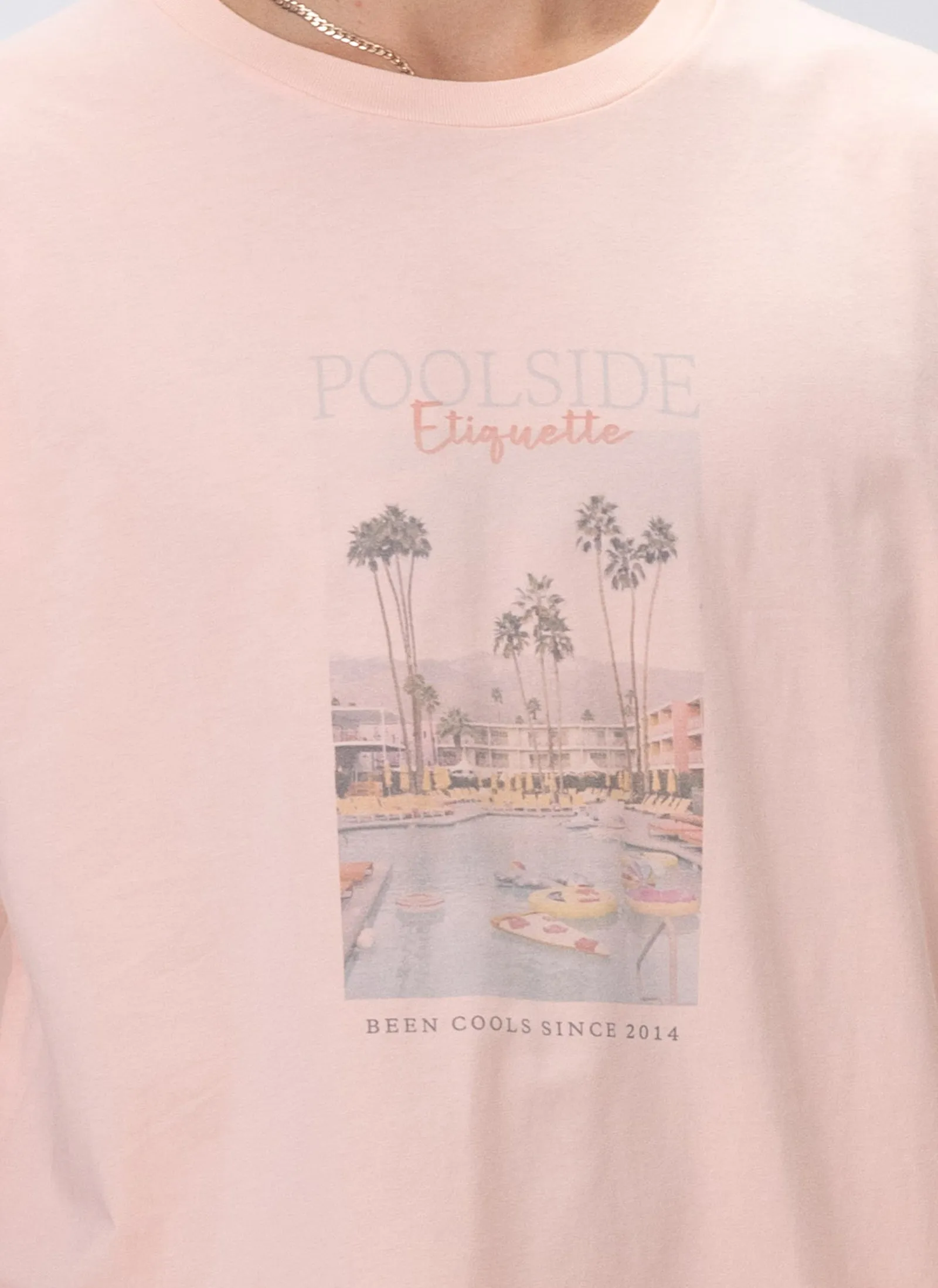 Postcard Tee Peach sold by Barney Cools product image thumbnail 2