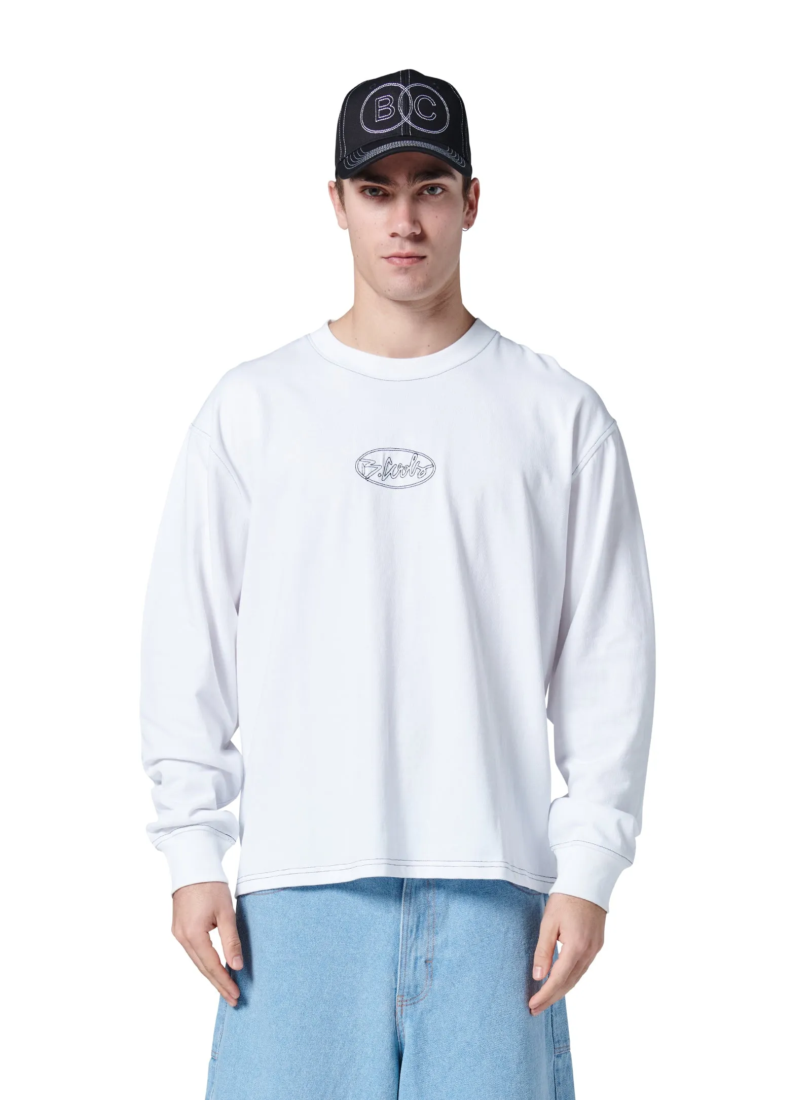 1990 Crop LS T-shirt White sold by Barney Cools product image thumbnail 2