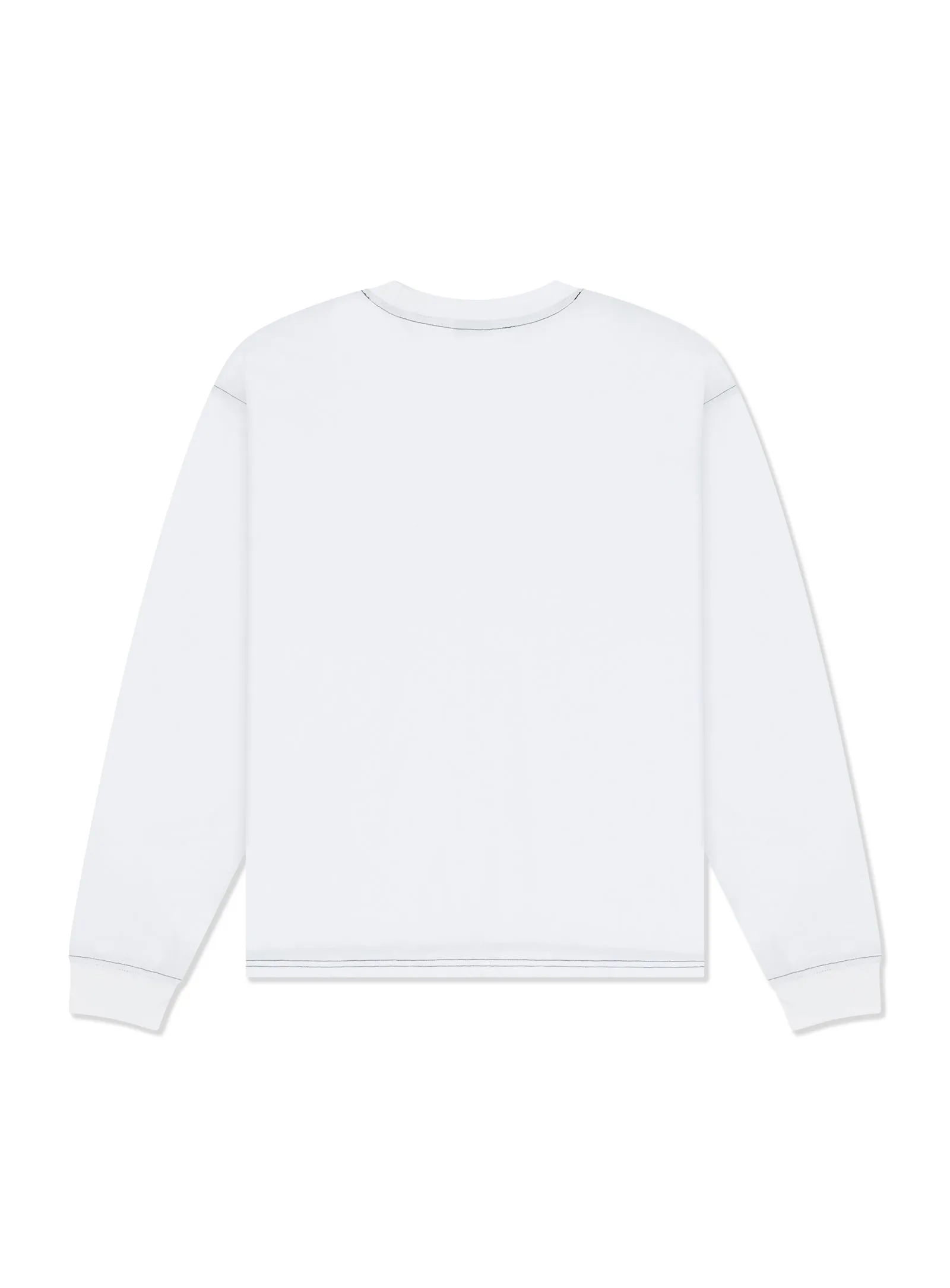 1990 Crop LS T-shirt White sold by Barney Cools product image thumbnail 3