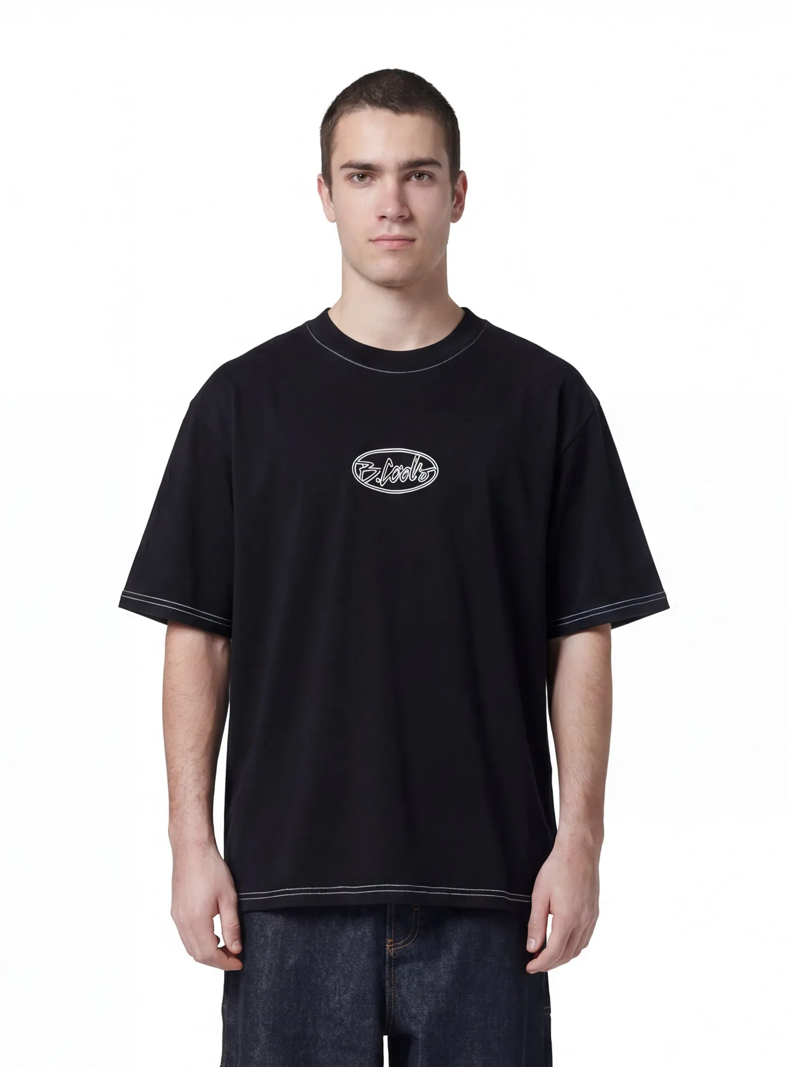 1990 Crop T-shirt Black sold by Barney Cools product image thumbnail 4