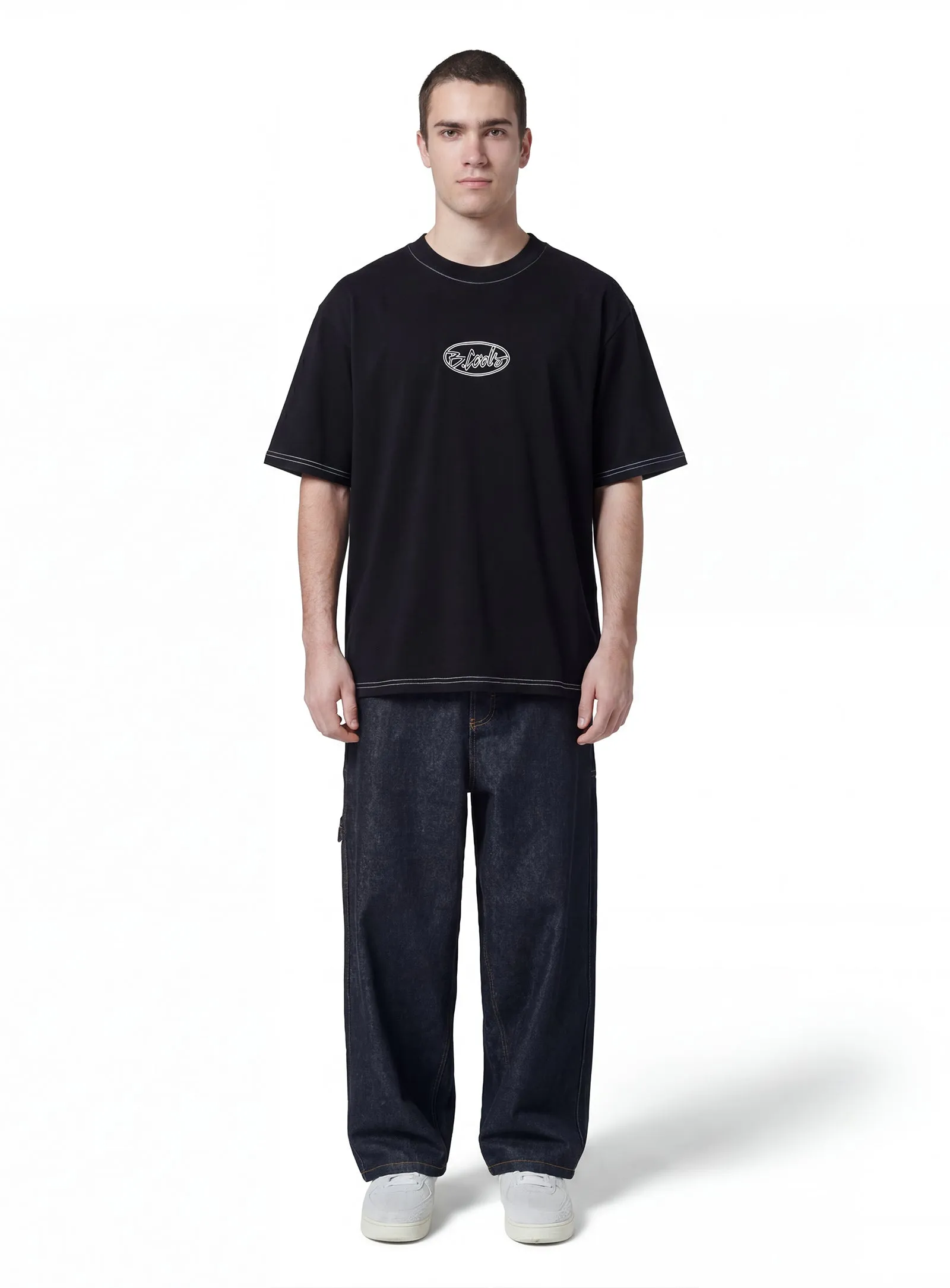 1990 Crop T-shirt Black sold by Barney Cools