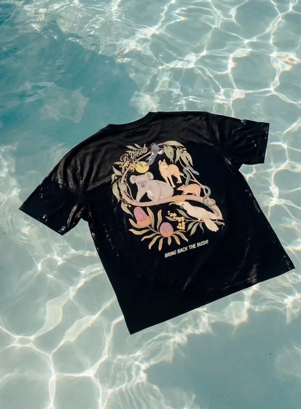 BC x WIRES collab T-shirt made by Barney Cools