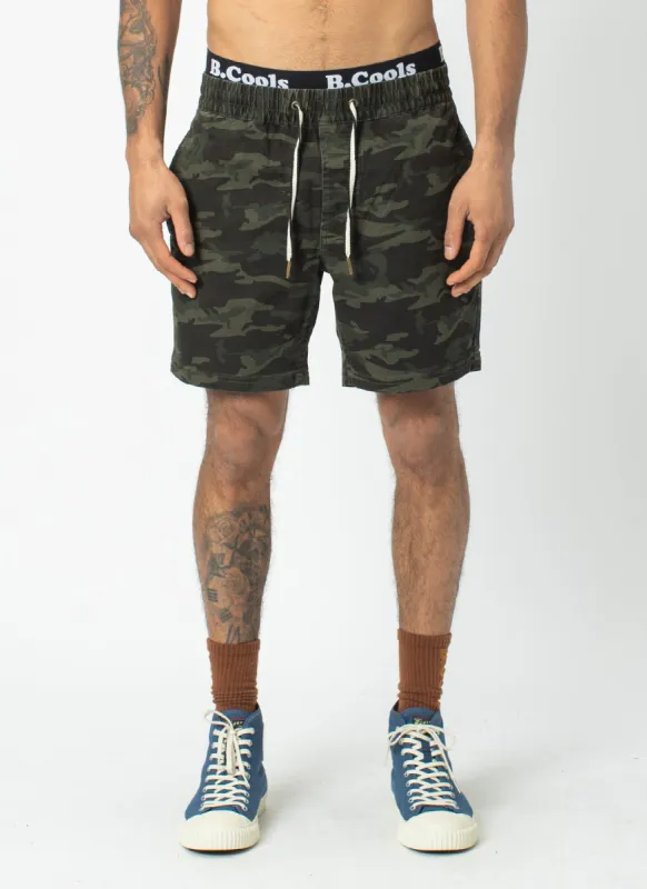 Poolside 17" Short Dark Camo sold by Barney Cools