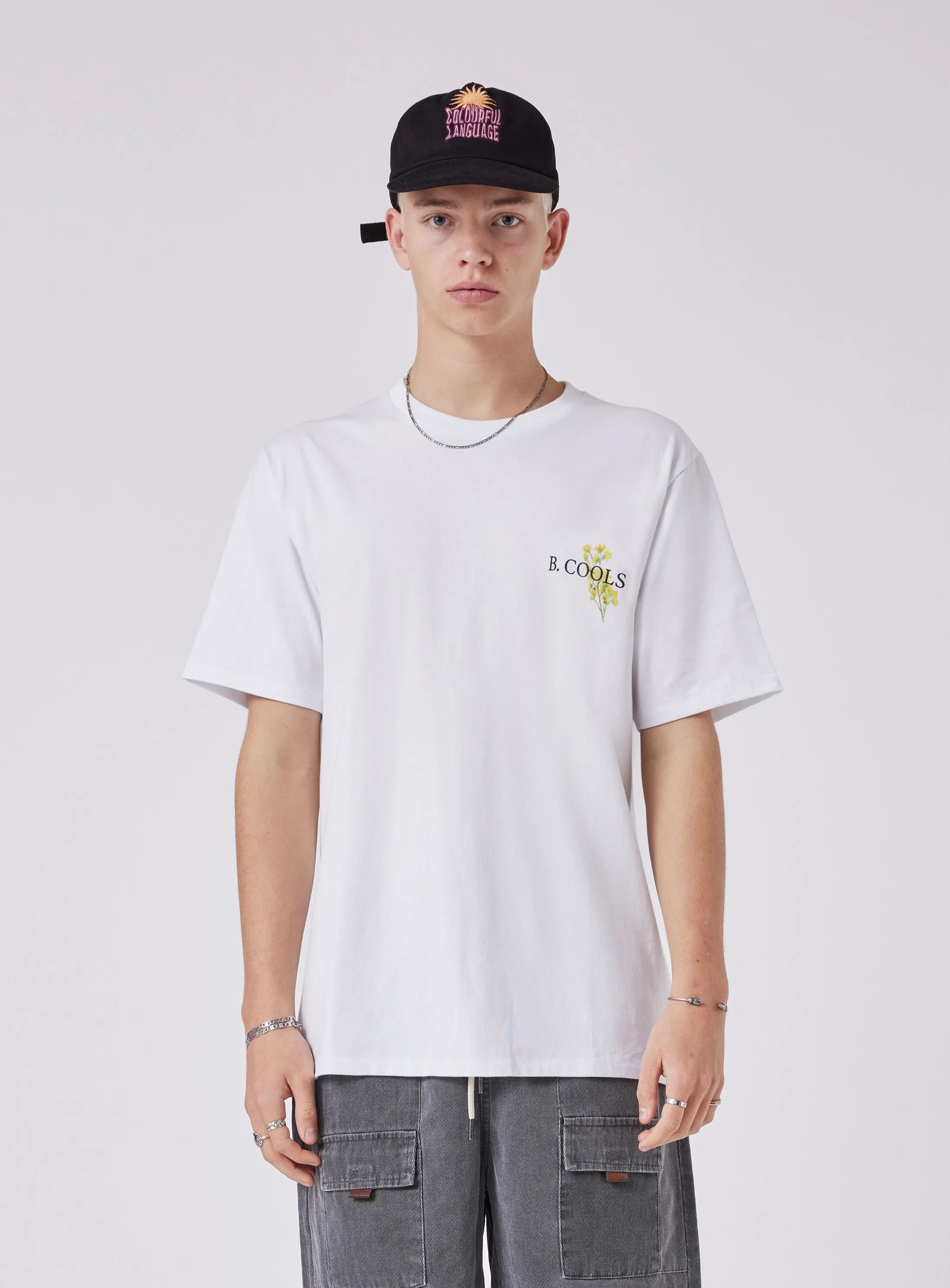 Blossom Homie Tee White sold by Barney Cools product image thumbnail 2