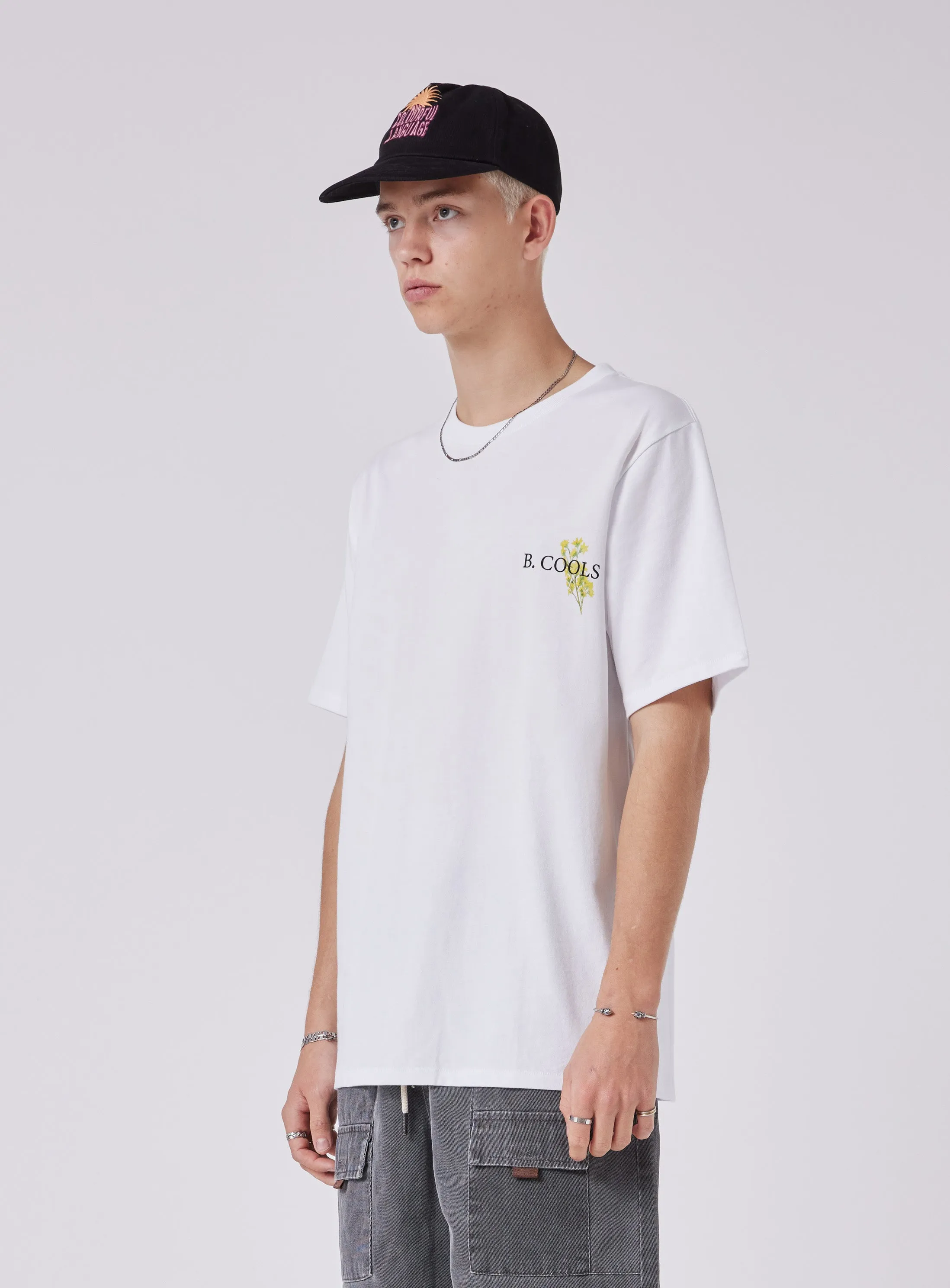 Blossom Homie Tee White sold by Barney Cools product image thumbnail 4