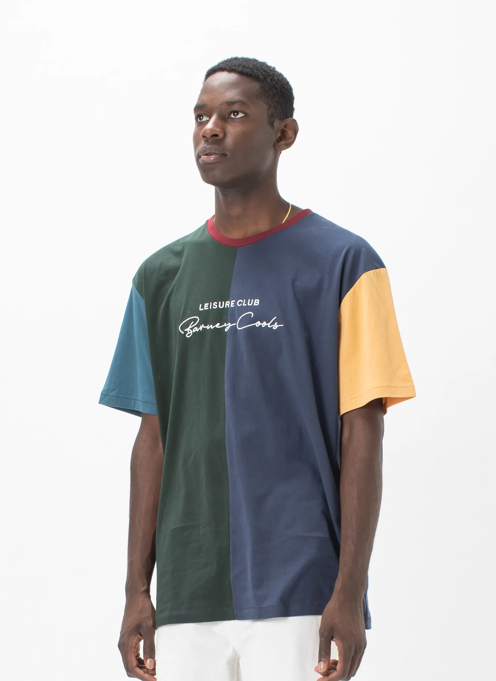 Club Script Tee Colour Block sold by Barney Cools product image thumbnail 3