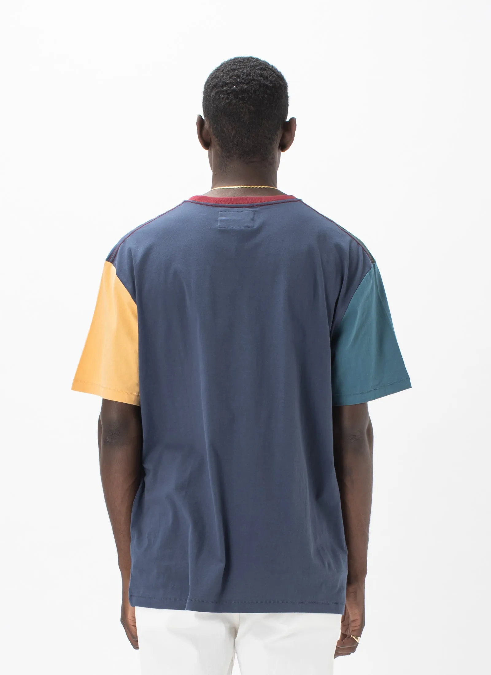 Club Script Tee Colour Block sold by Barney Cools product image thumbnail 5