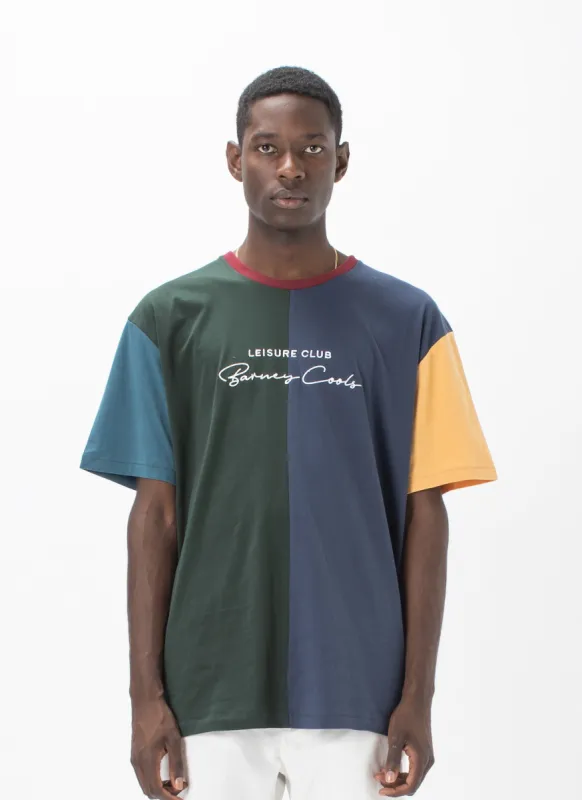 Club Script Tee Colour Block sold by Barney Cools