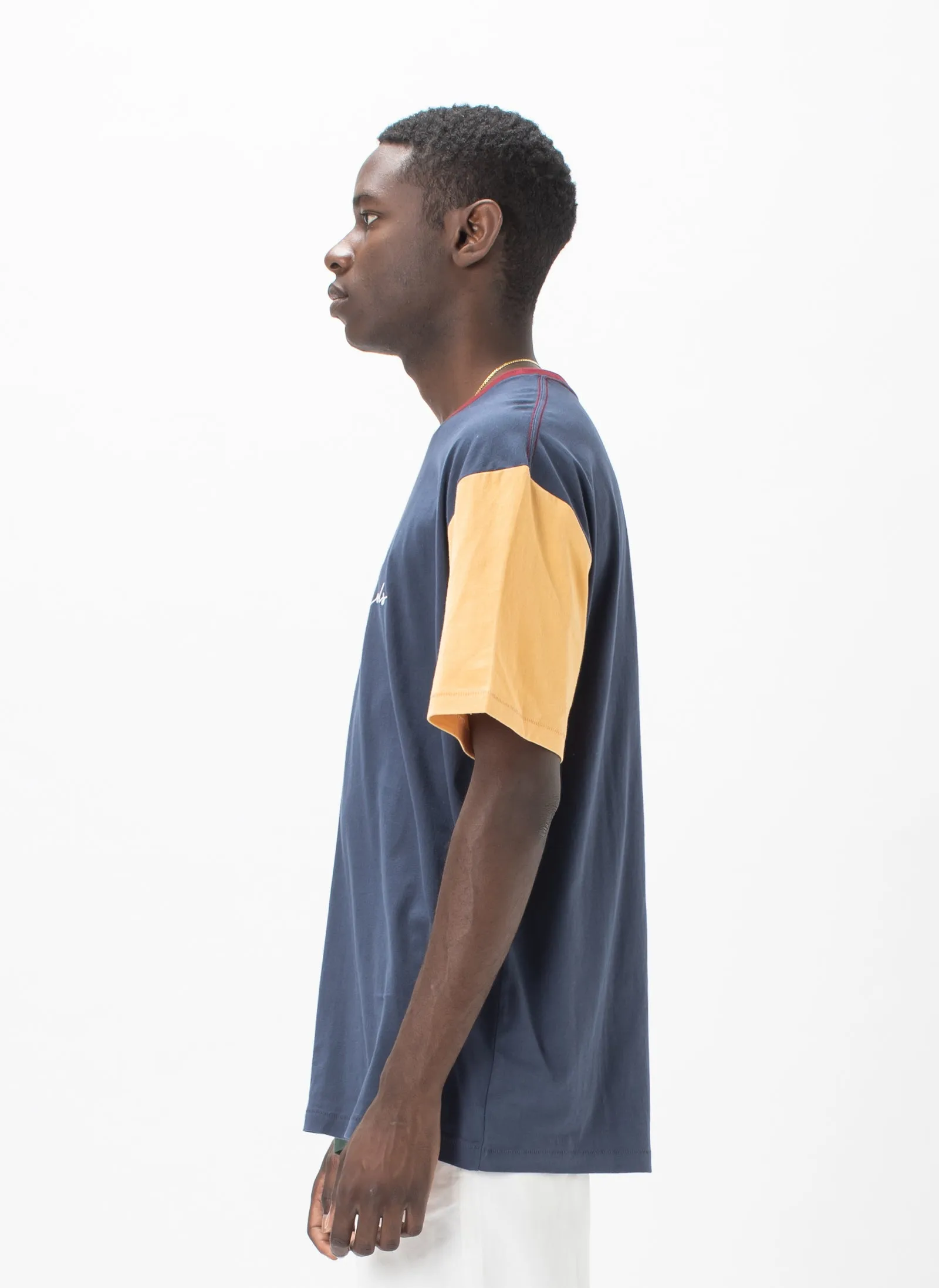 Club Script Tee Colour Block sold by Barney Cools product image thumbnail 4