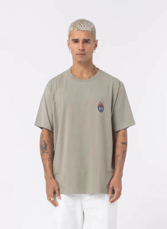 More Waves Tee Sage sold by Barney Cools