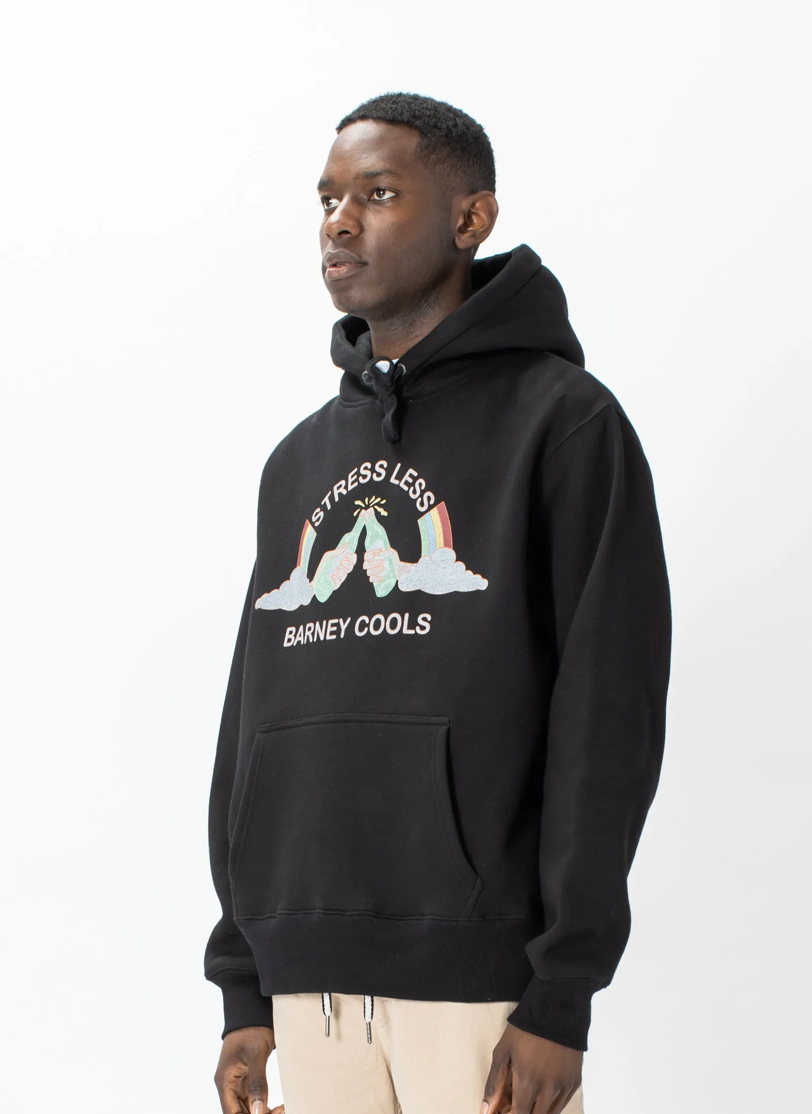 Stress Less Sweatshirt Black sold by Barney Cools product image thumbnail 3