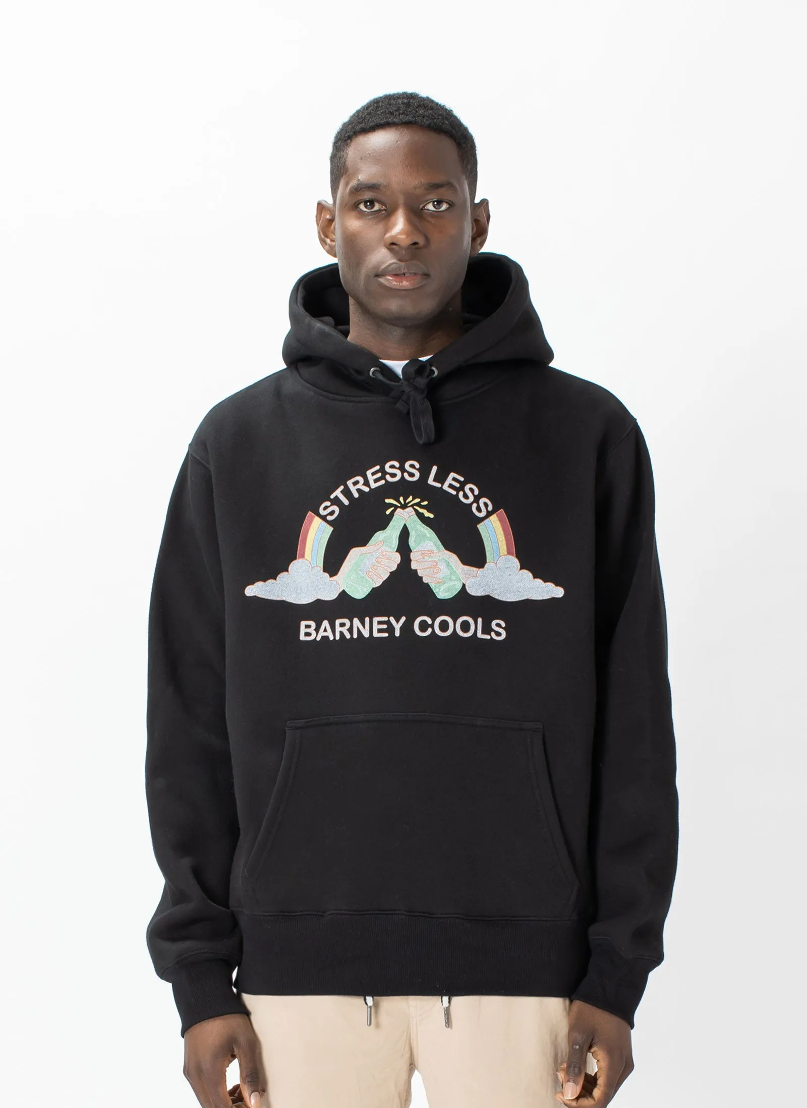 Stress Less Sweatshirt Black sold by Barney Cools