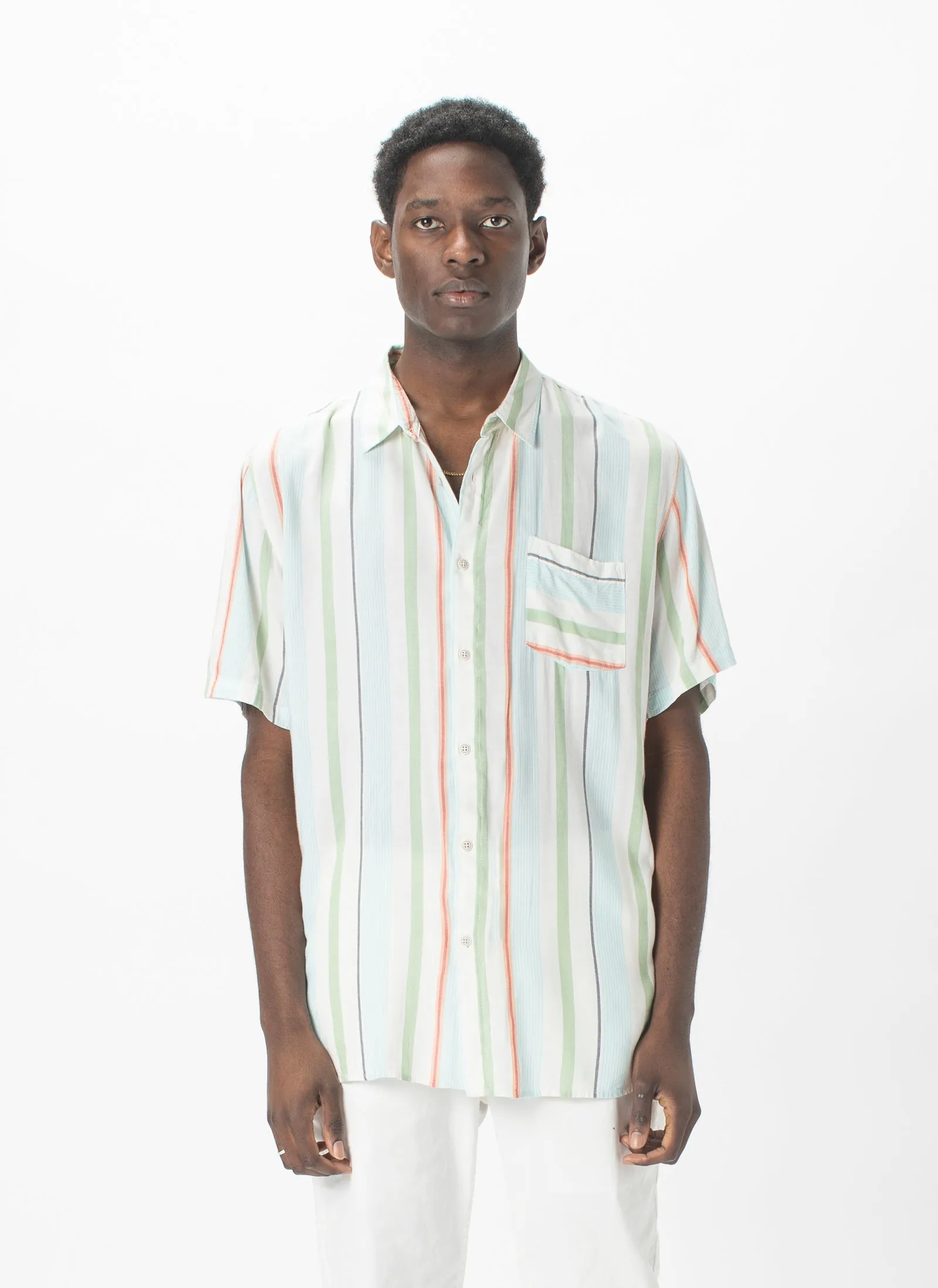 Holiday Short-Sleeve Shirt Malibu Stripe sold by Barney Cools
