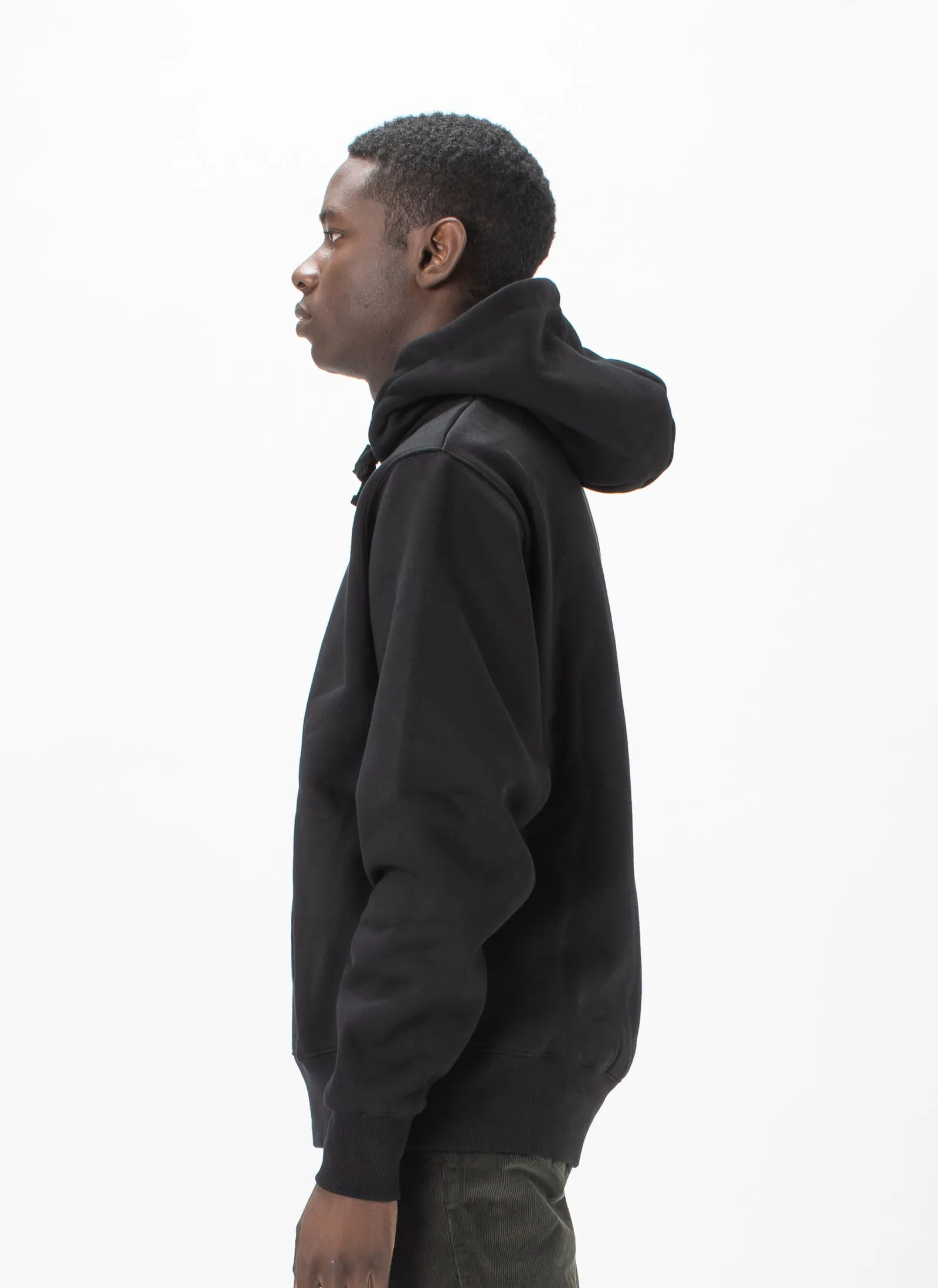 Leisure Micro Hood Sweat Black sold by Barney Cools product image thumbnail 4