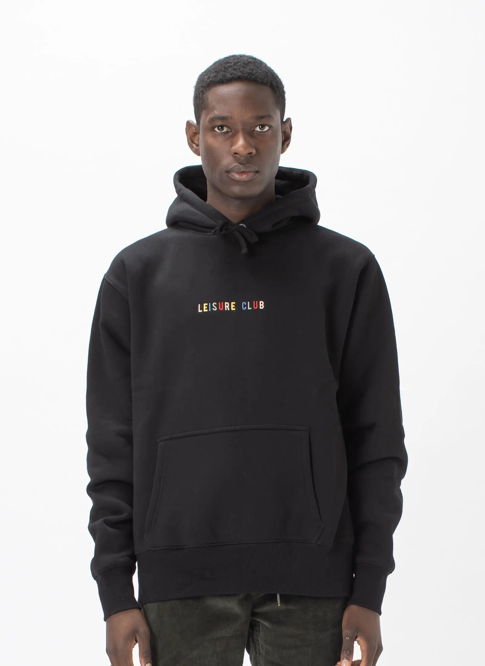 Leisure Micro Hood Sweat Black sold by Barney Cools