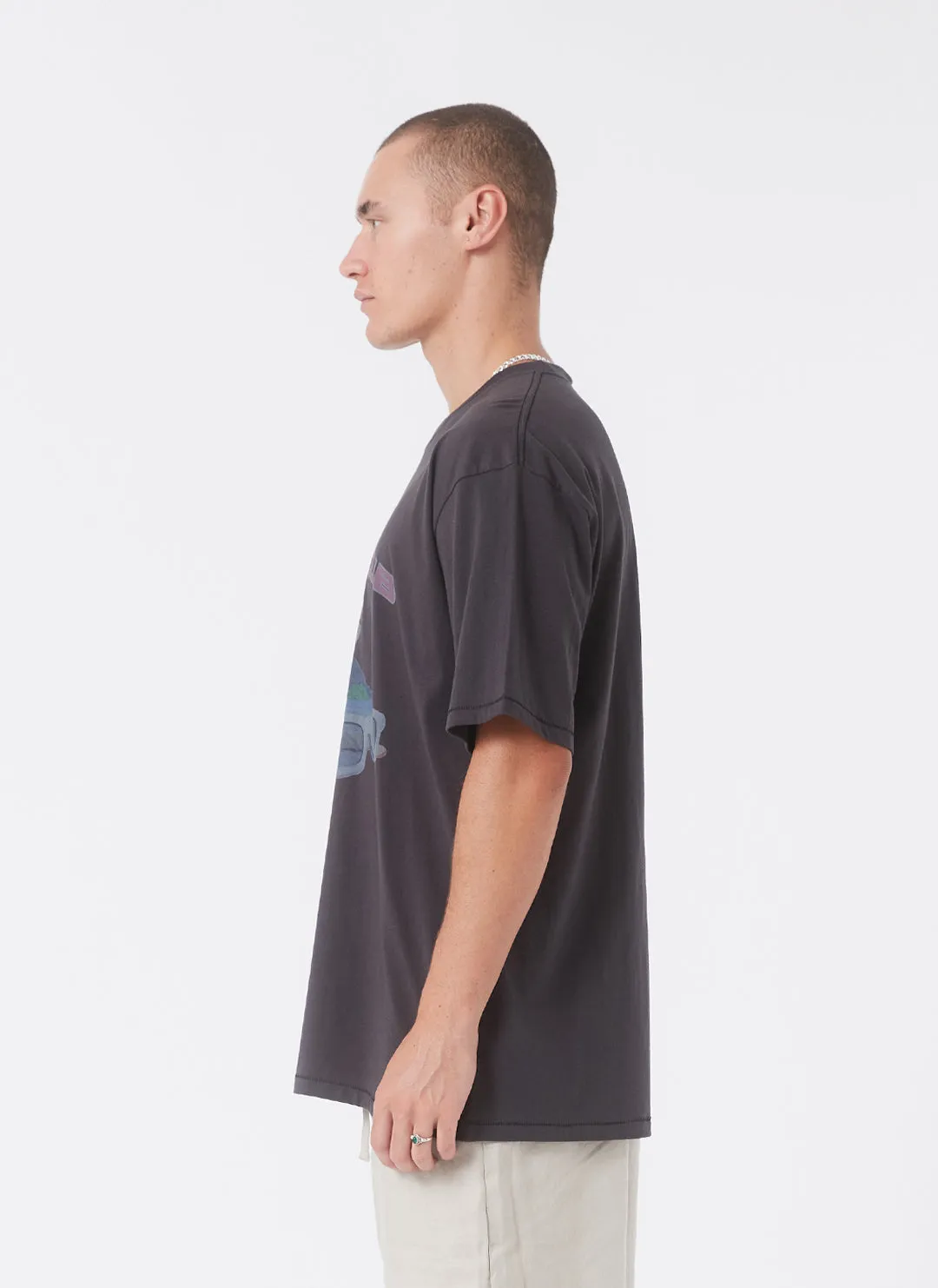 Beach Homie Tee Pigment Black sold by Barney Cools product image thumbnail 4