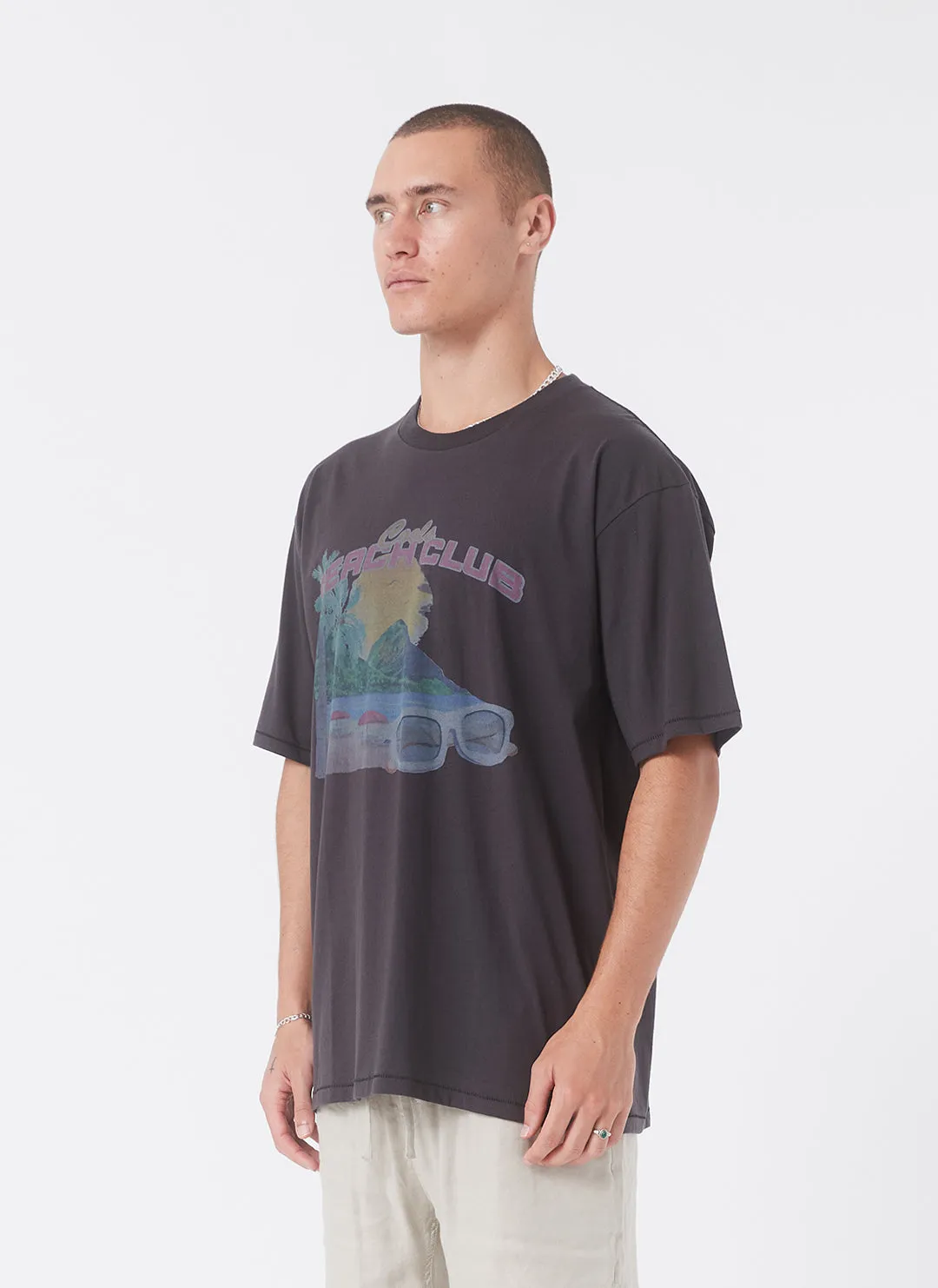 Beach Homie Tee Pigment Black sold by Barney Cools product image thumbnail 3