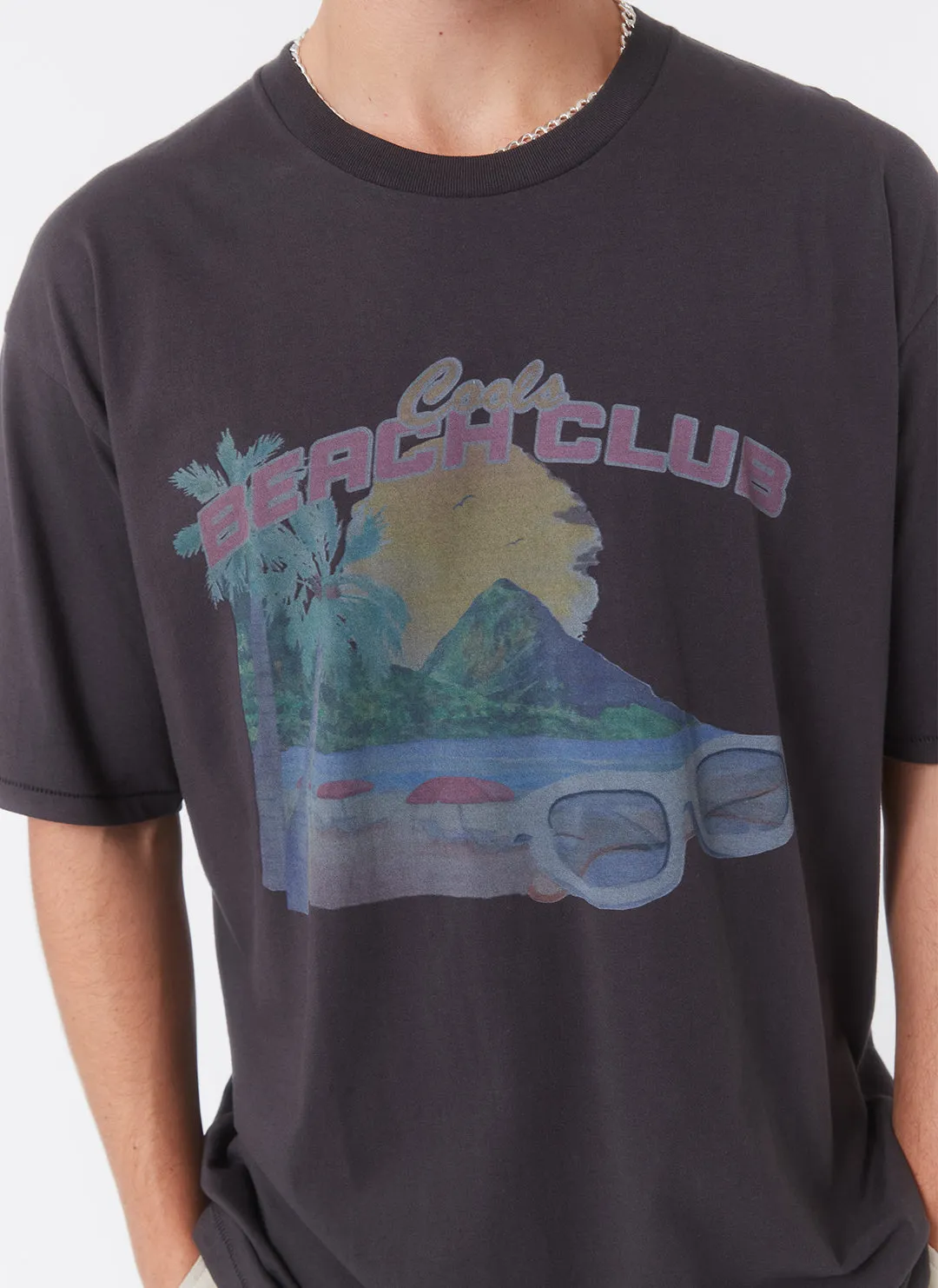 Beach Homie Tee Pigment Black sold by Barney Cools product image thumbnail 2