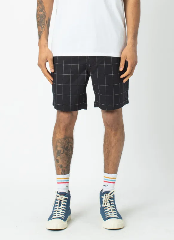 Poolside 17" Short Black Check sold by Barney Cools