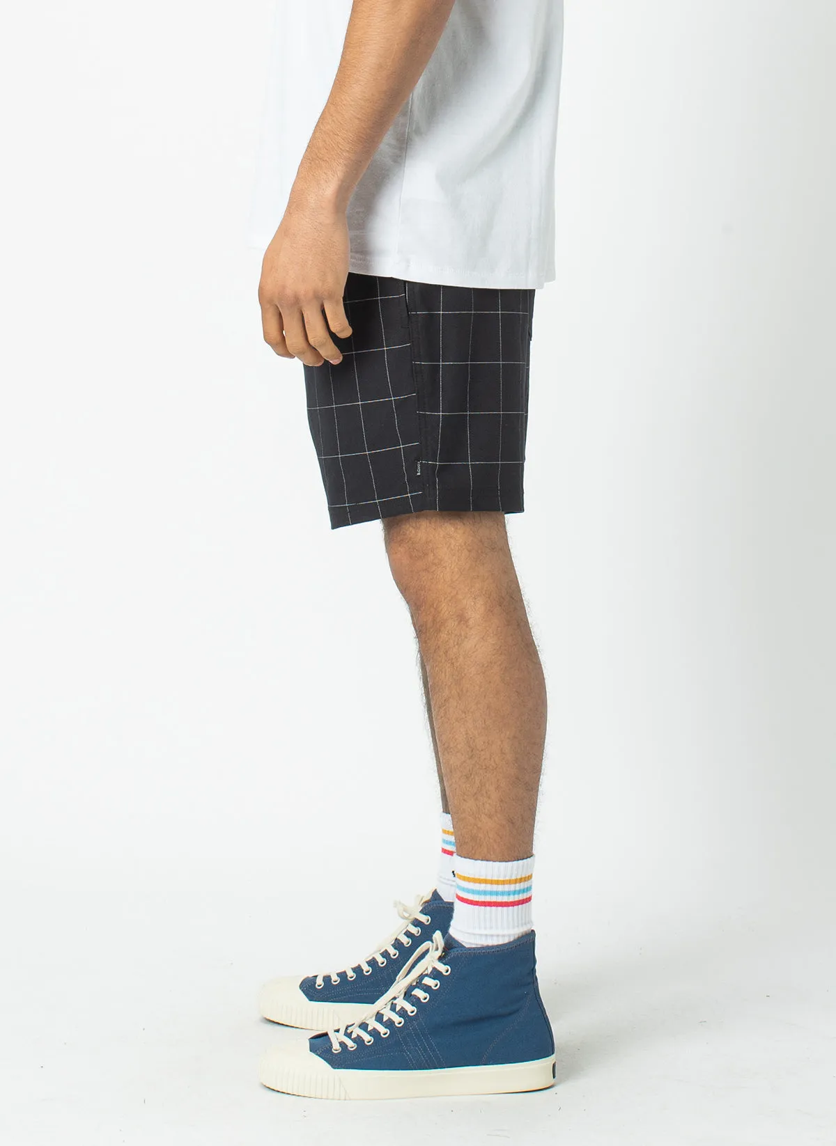 Poolside 17" Short Black Check sold by Barney Cools product image thumbnail 5