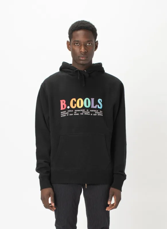 B.Bold Hood Sweatshirt Black sold by Barney Cools