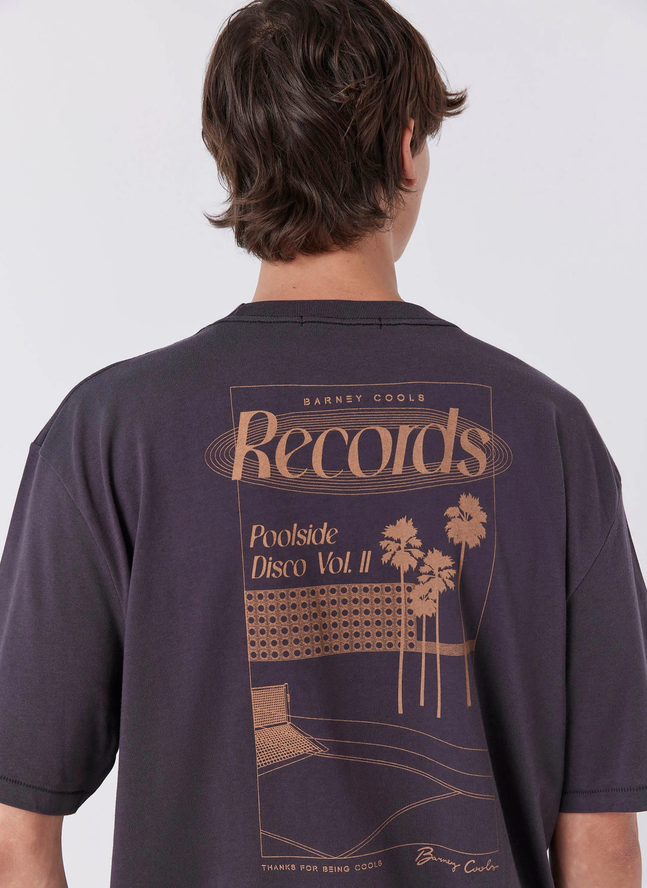 Venice Homie Tee Pigment Black sold by Barney Cools